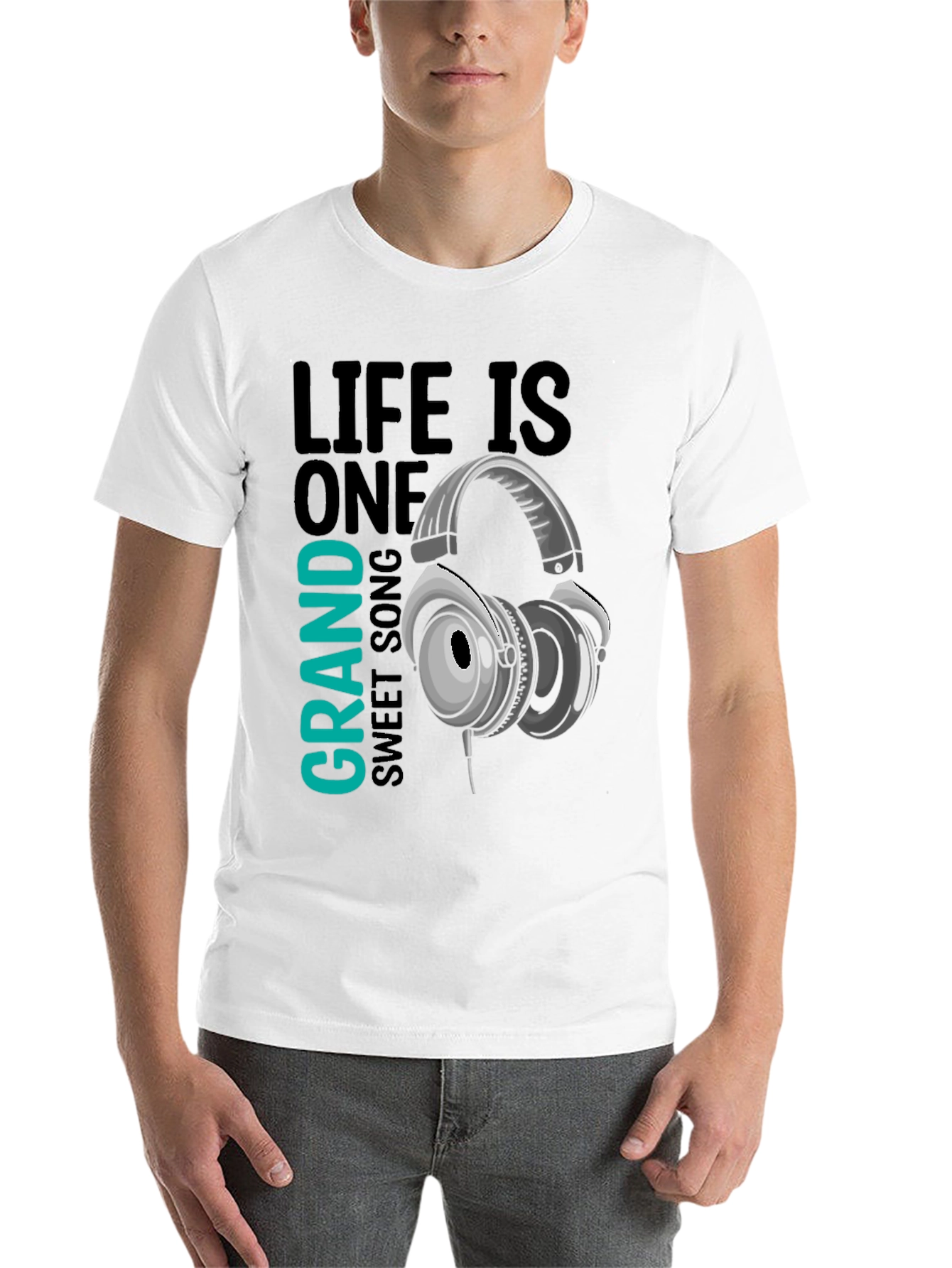 Black Life is One Grand Sweet Song Graphic Tee view 14
