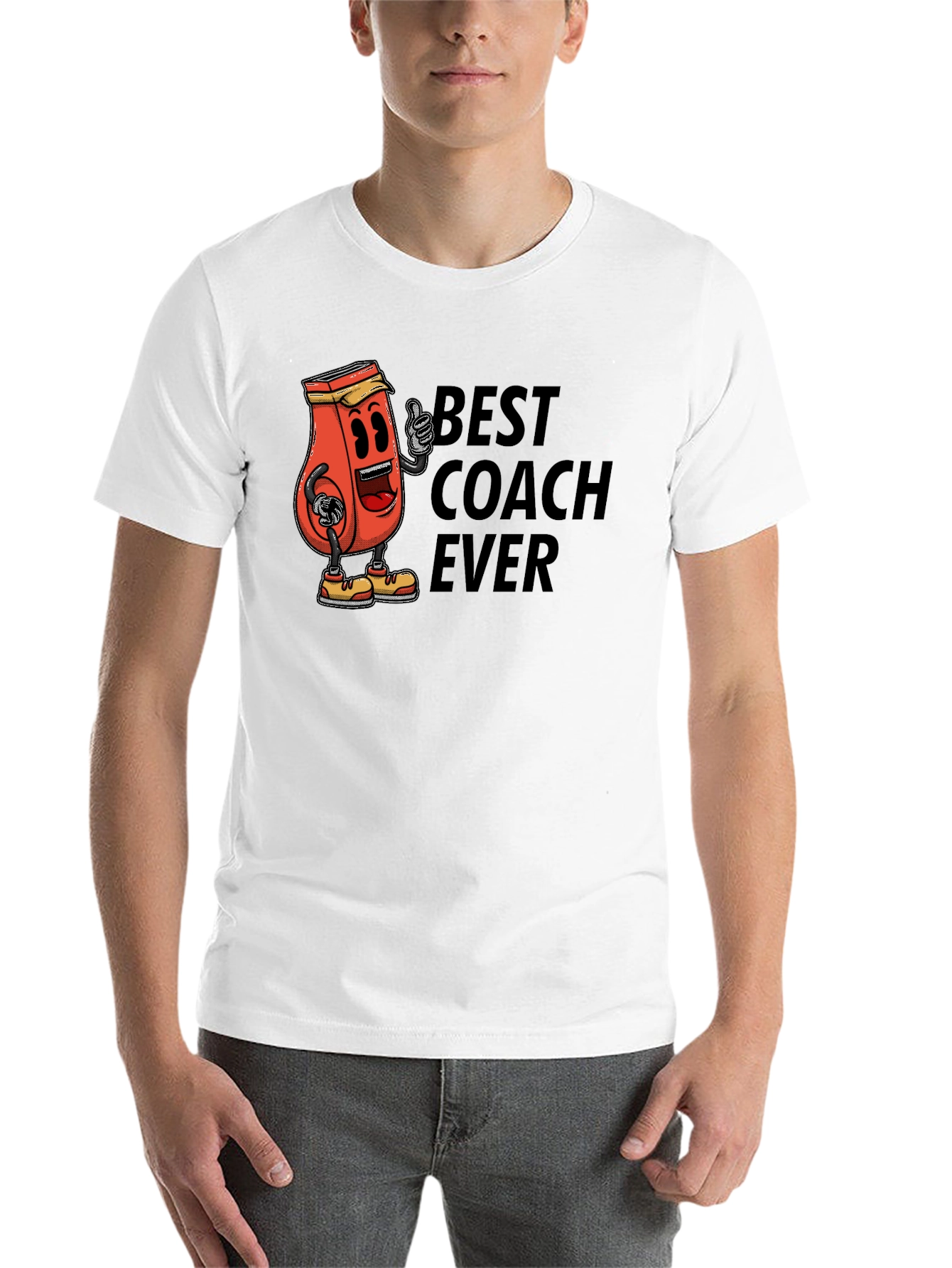 Black Best Coach Ever T-Shirt view 14