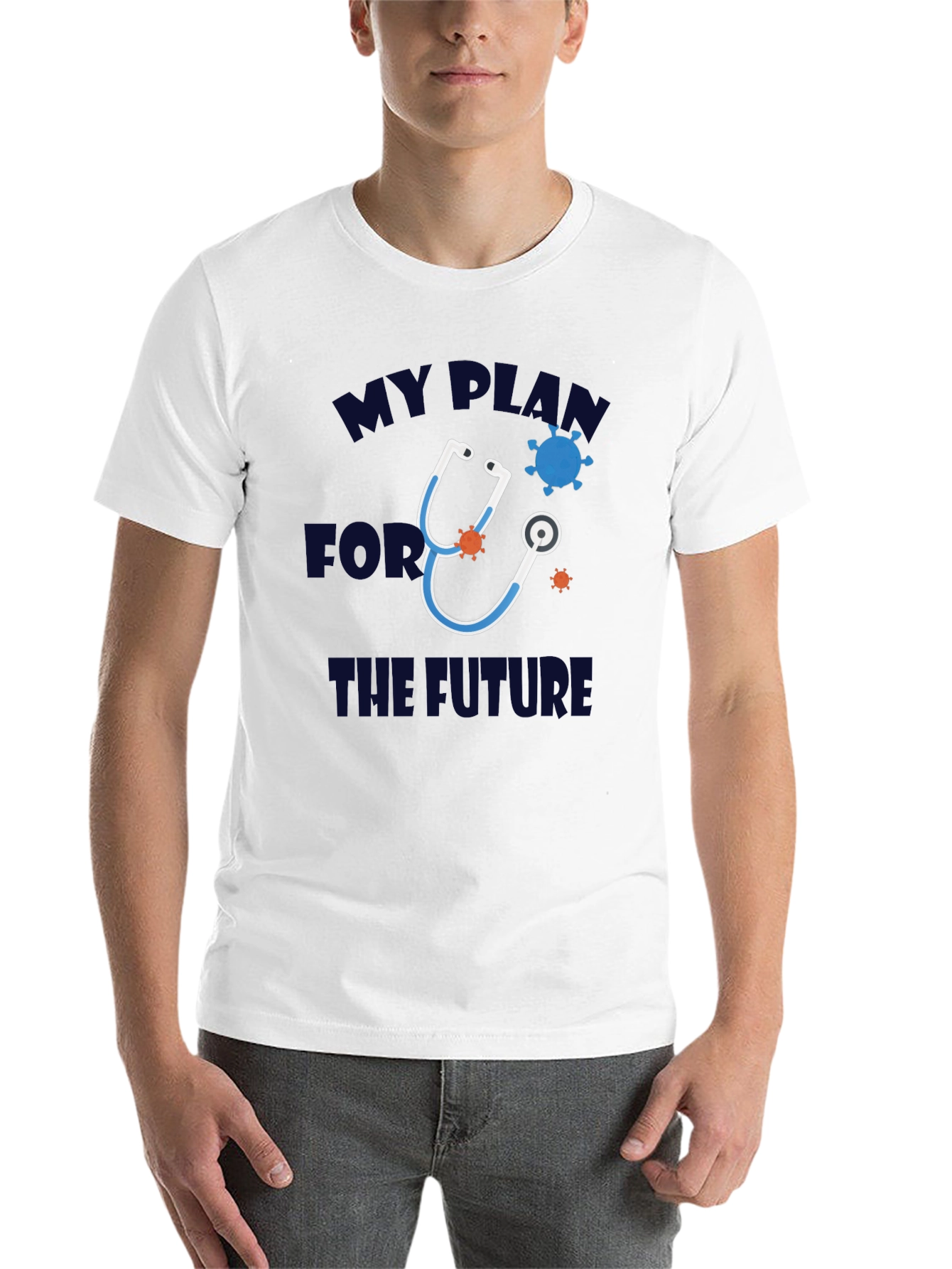 Black My Plan for the Future T-Shirt - Medical Design view 14