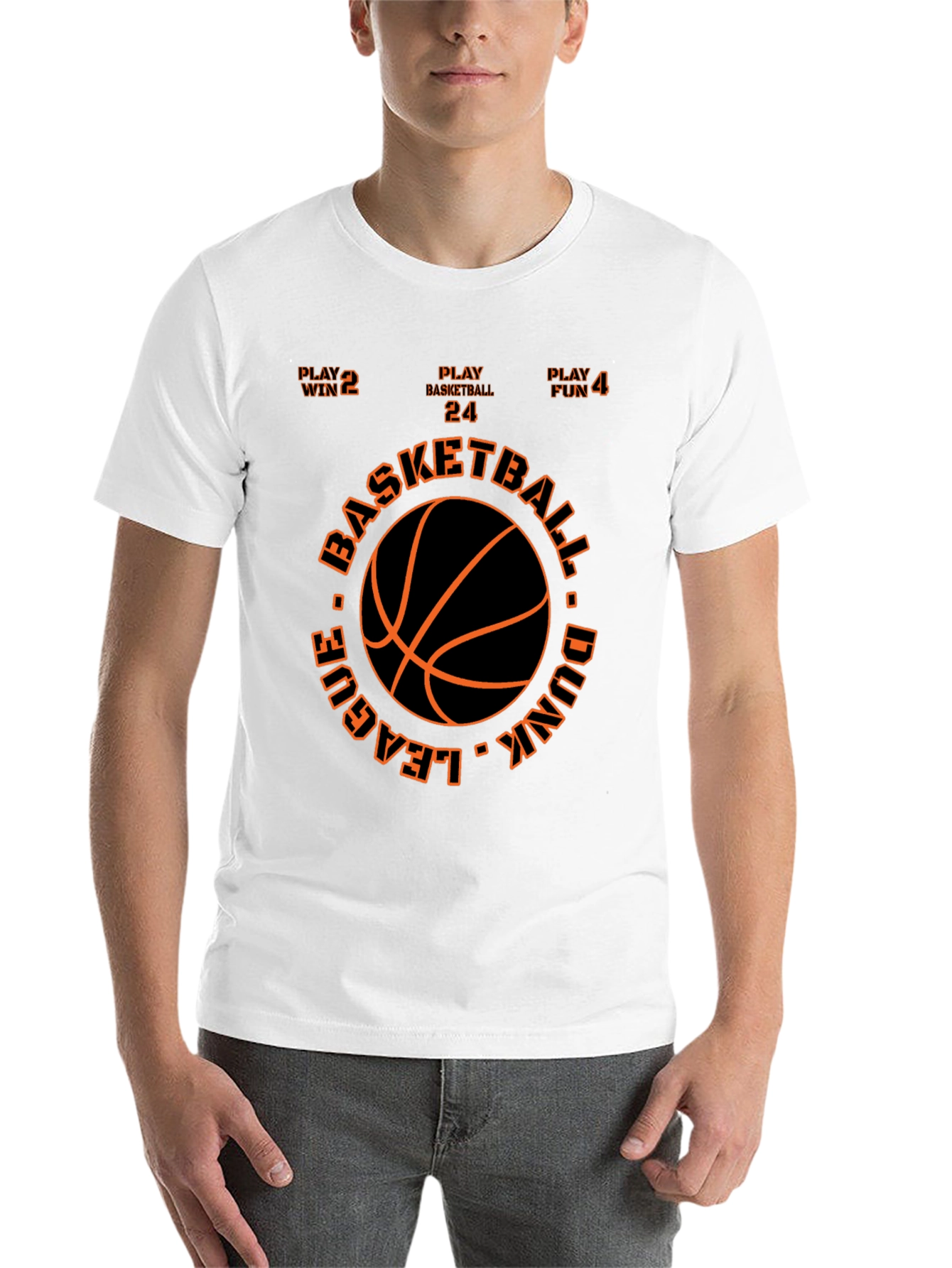 Basketball League Dunk T-Shirt - 14