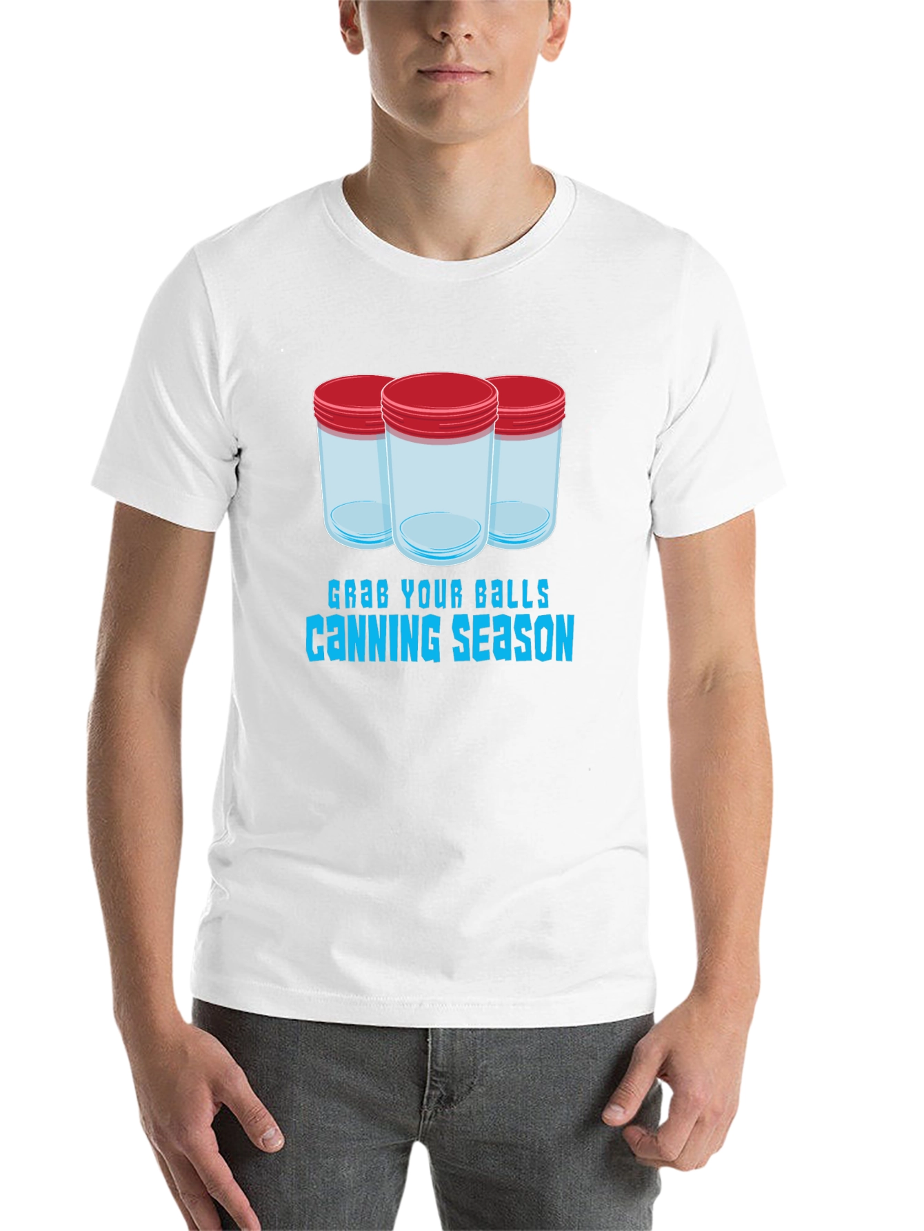 Black Grab Your Balls Canning Season T-Shirt view 14