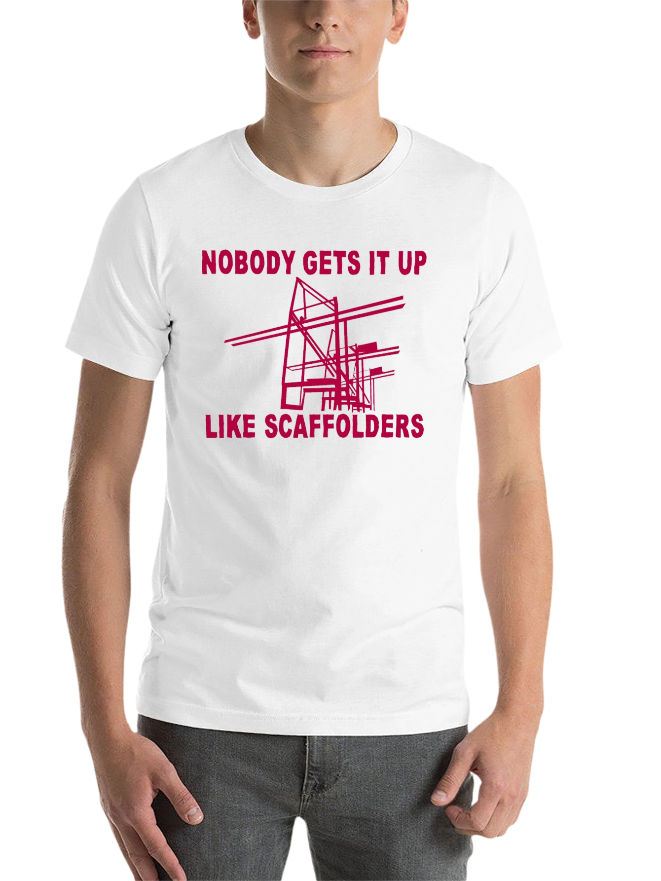 Black Scaffolders Tee: Nobody Gets It Up Like Us! view 14
