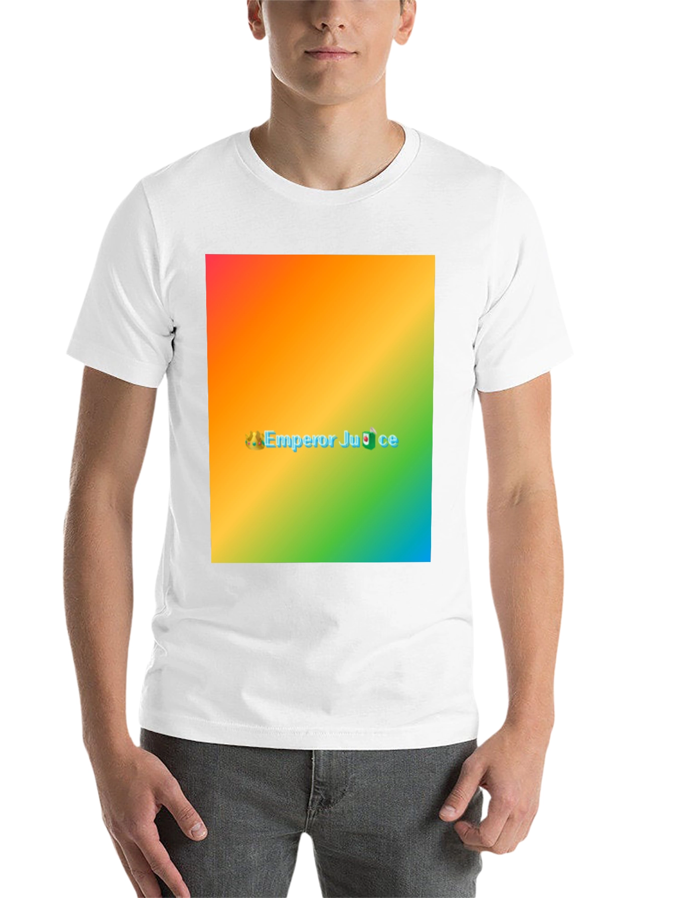 Black Emperor Juice Rainbow T-Shirt - Novelty Graphic Tee view 14