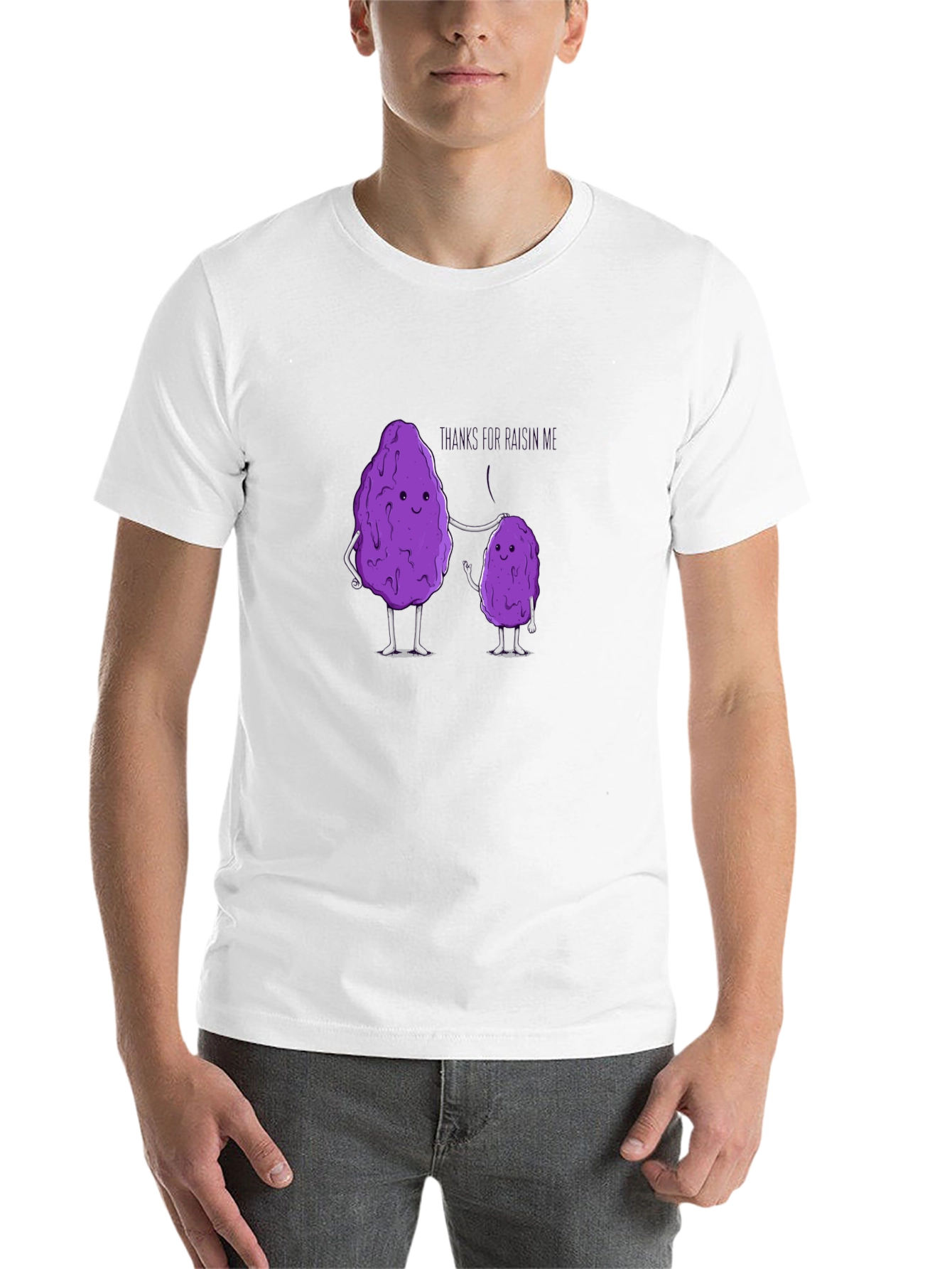 Black Funny Raisin Pun T-Shirt - Thanks for Raisin' Me view 14