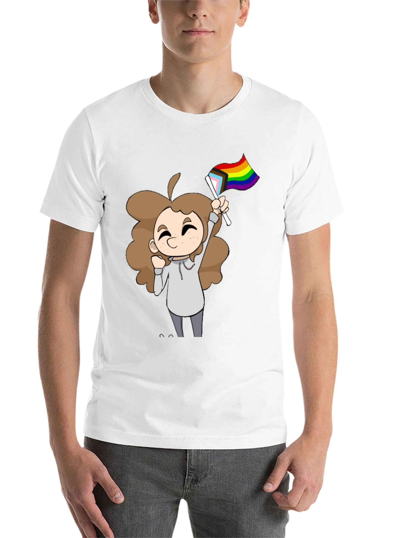Black Pride Cartoon T-Shirt view 14