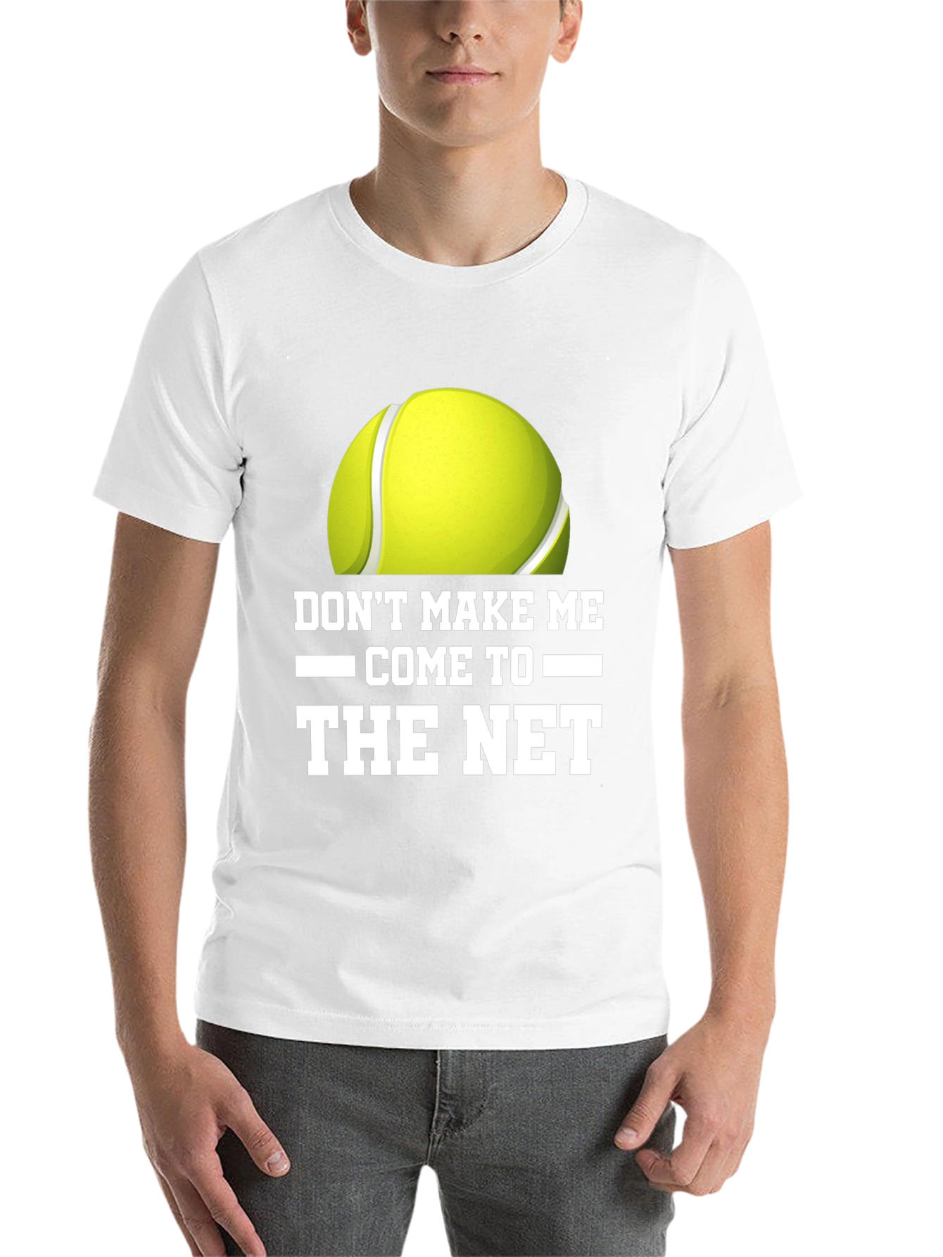 Black Don't Make Me Come to the Net T-Shirt view 14