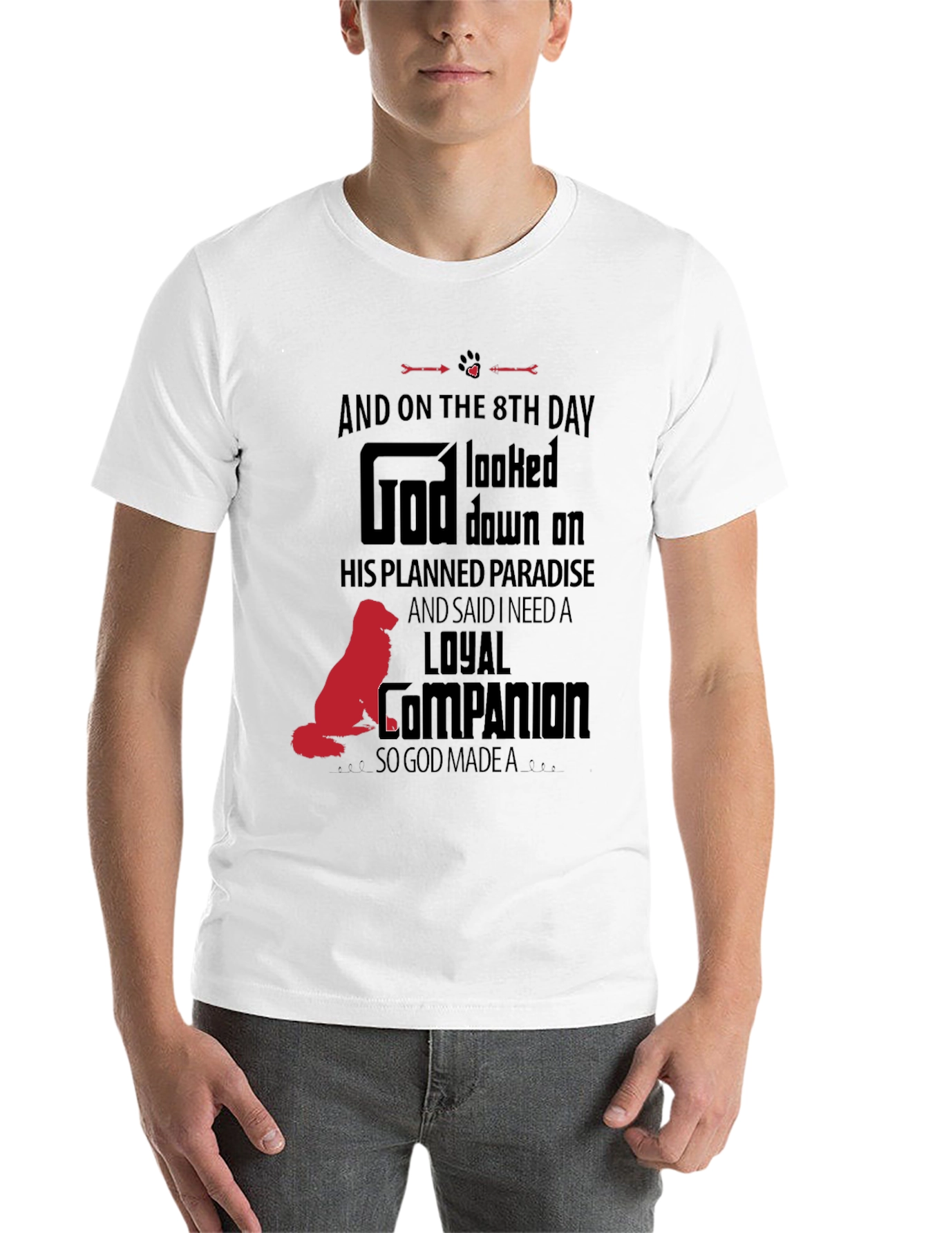 Dog Lover T-Shirt: Loyal Companion Design - 14