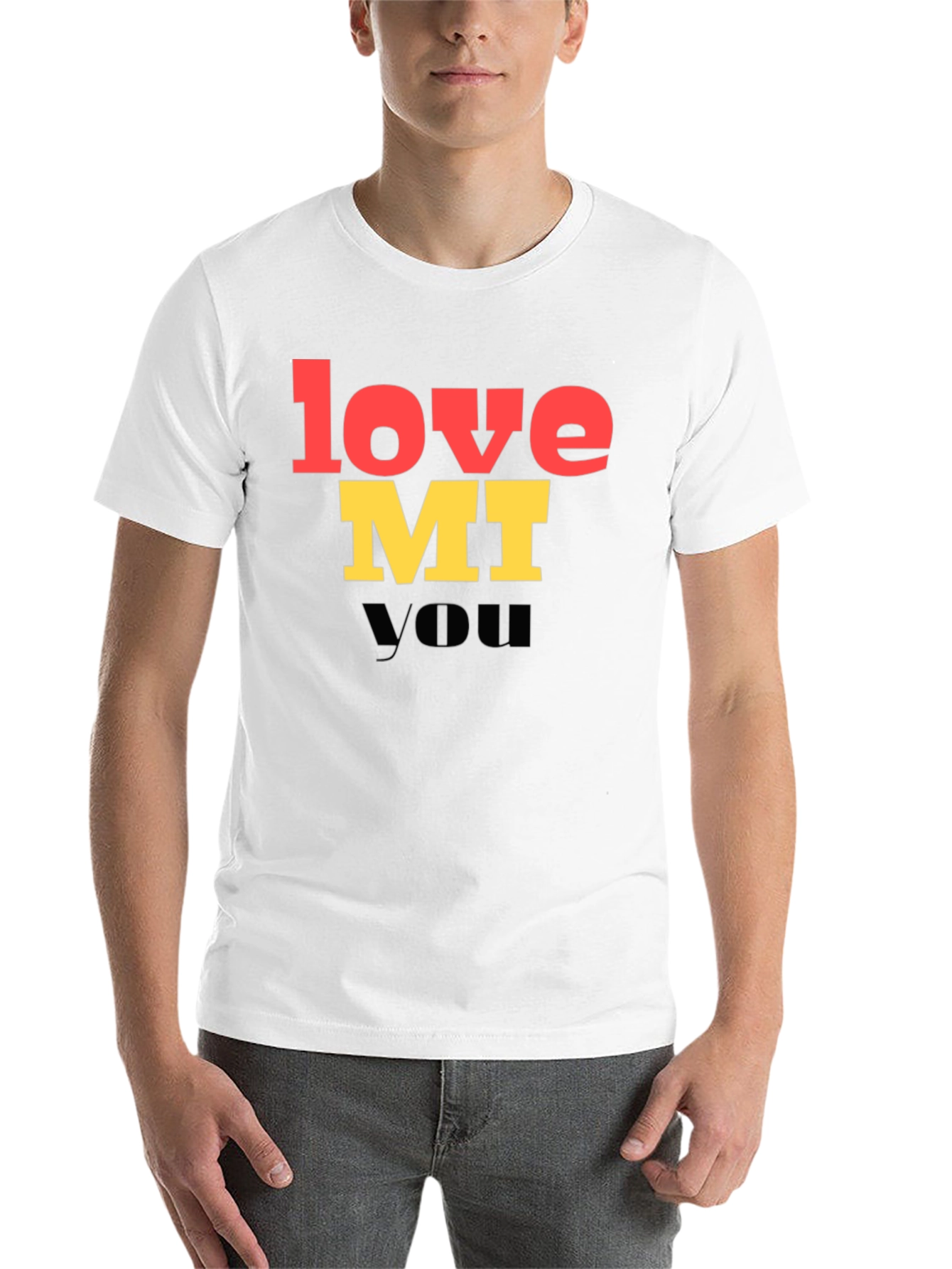 Black Love MI You Graphic T-Shirt - Trendy Unisex Tee view 14