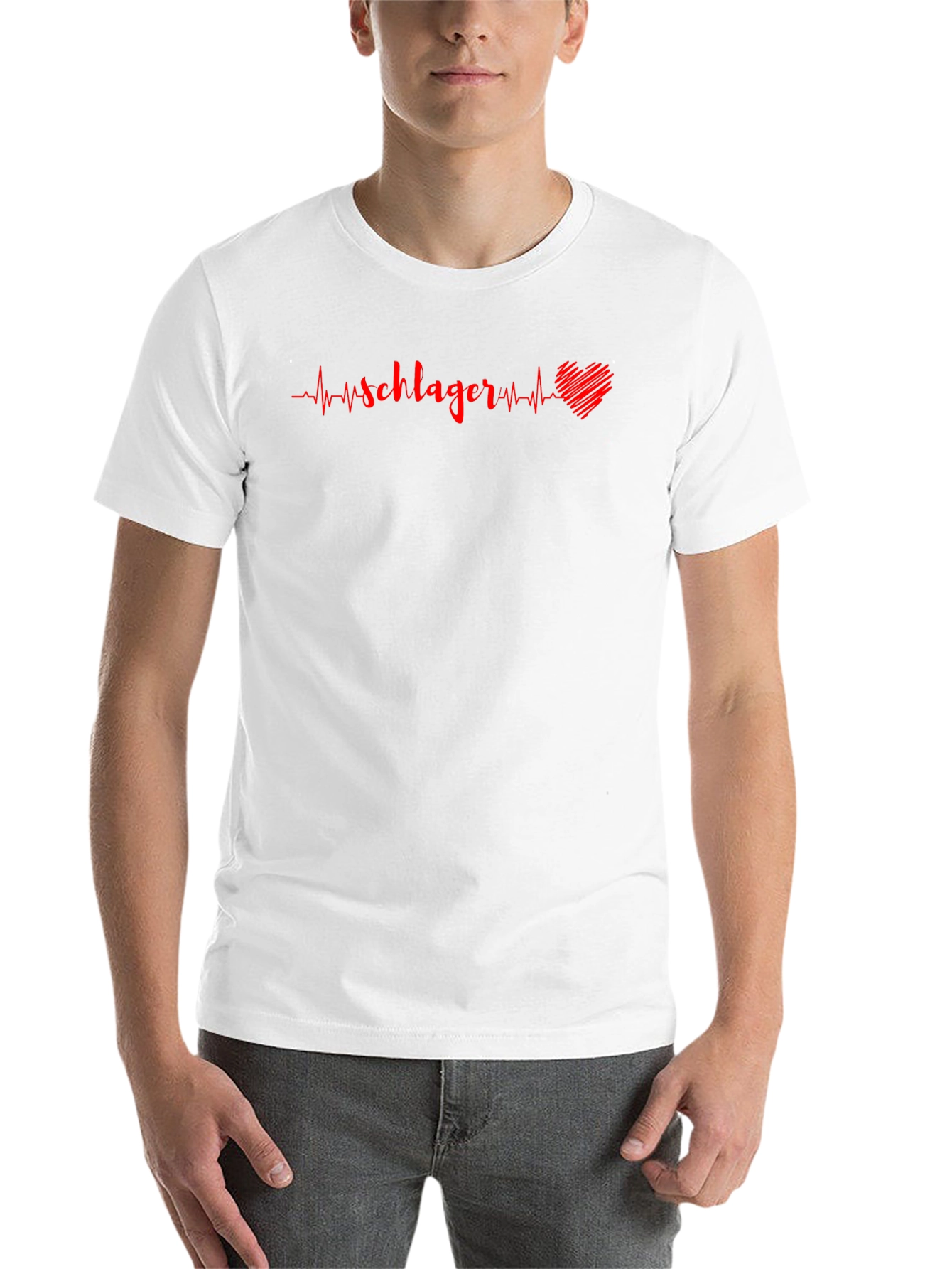 Black Schlager Heartbeat T-Shirt view 14