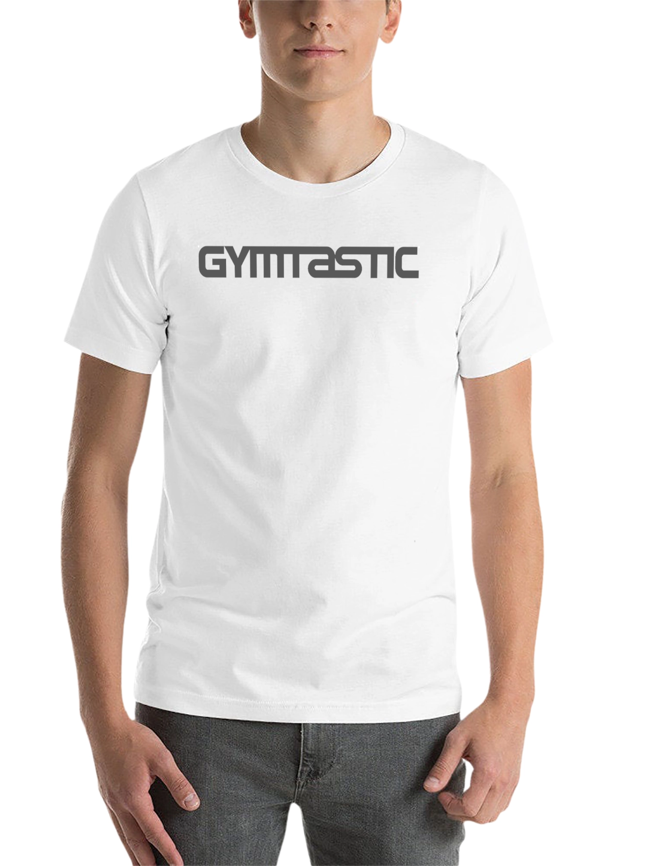 Black Gymnastic Men's Black T-Shirt view 14