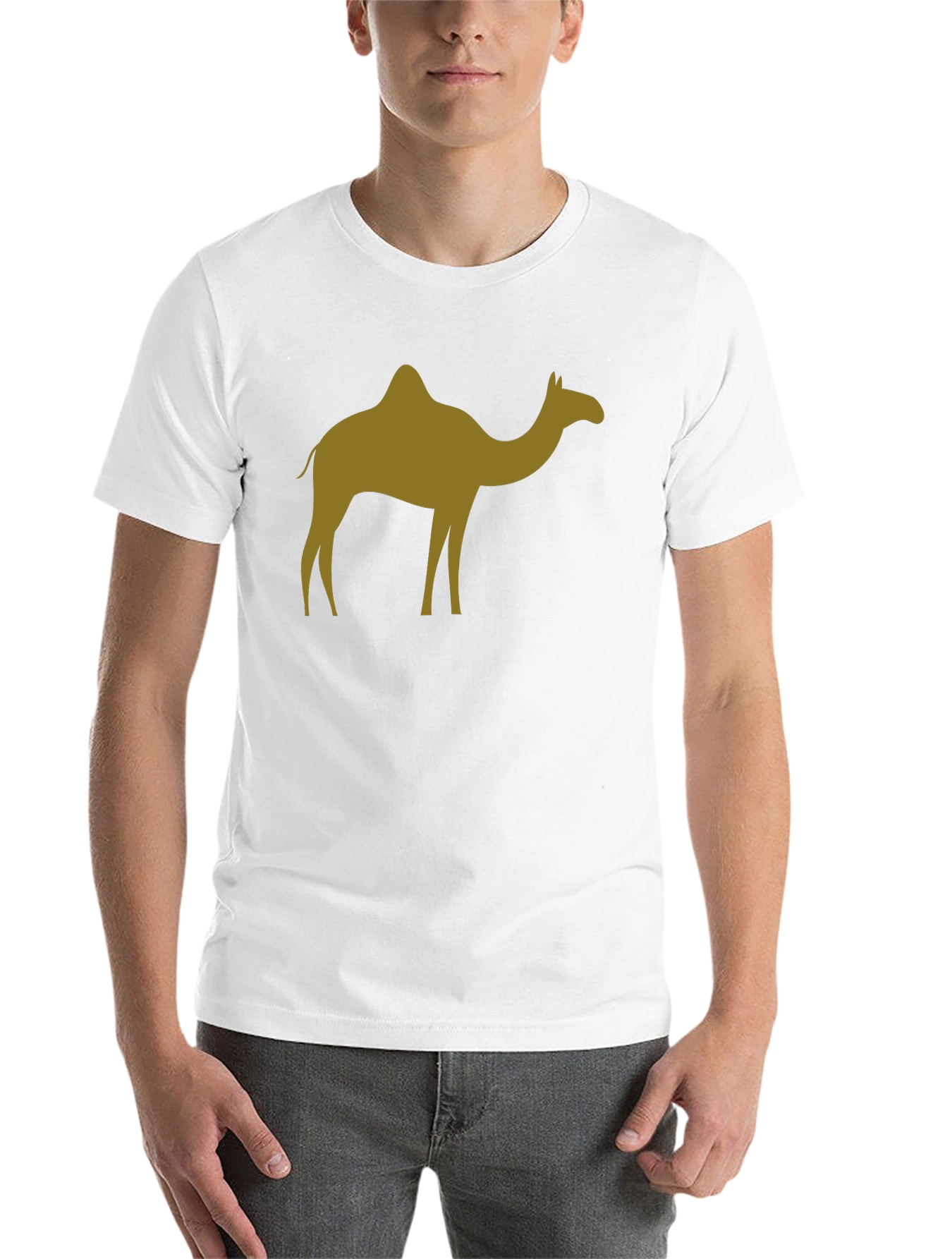 Black Camel Silhouette Black T-Shirt view 14