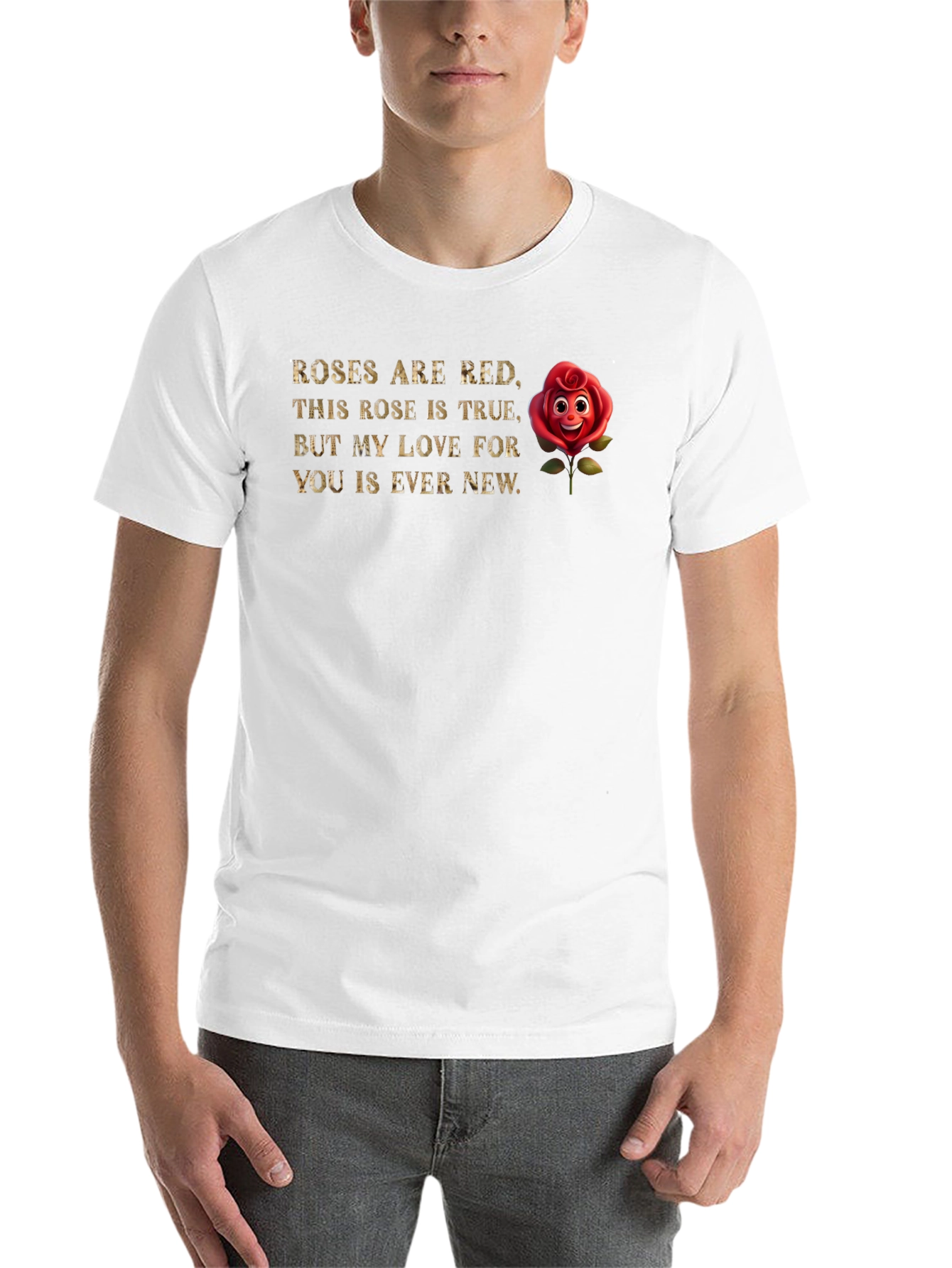 Black Roses Are Red Graphic Tee - Romantic Valentine's Shirt view 14
