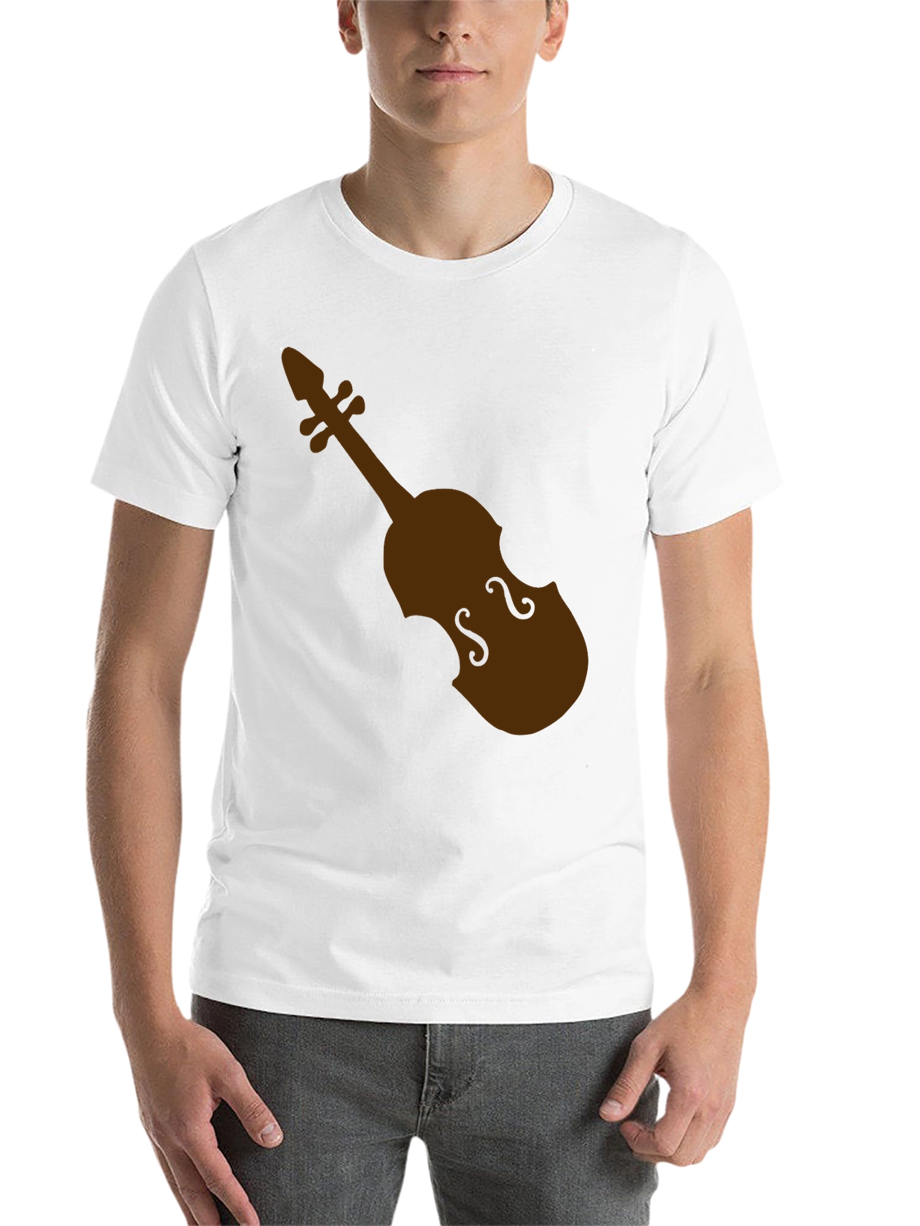 Black Violin Graphic Black T-Shirt view 14