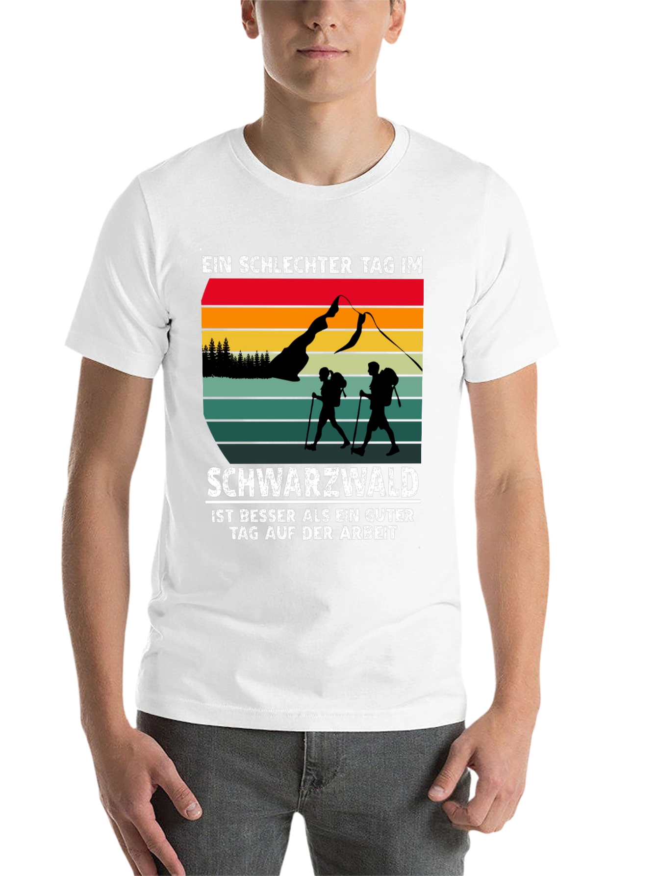 Black Black Forest Hiking T-Shirt view 14