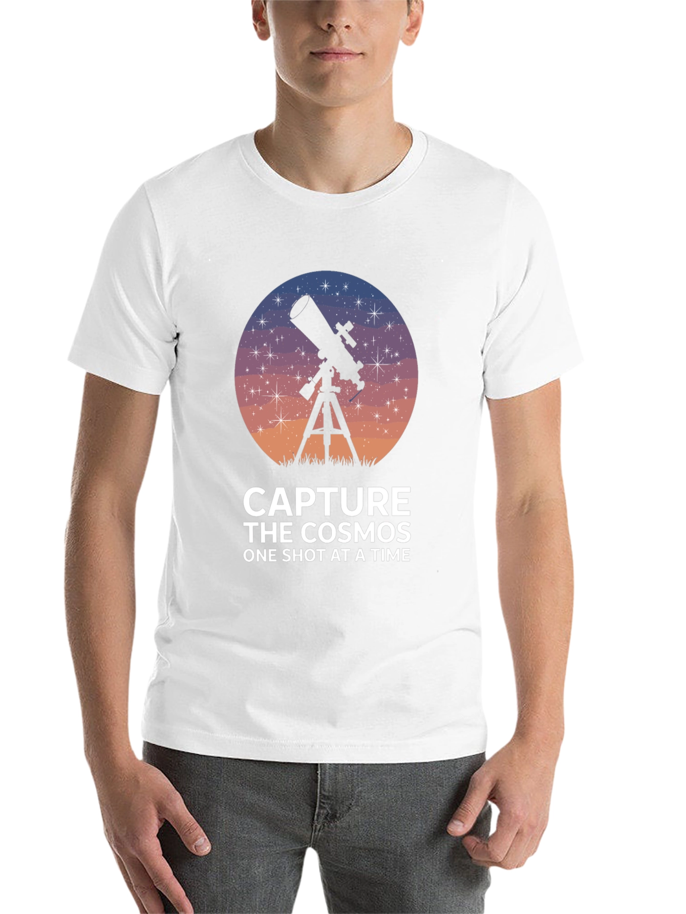 Black Capture the Cosmos Graphic Tee view 14