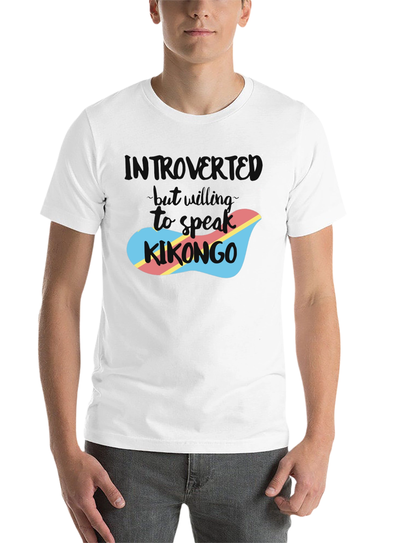 Black Introvert Kikongo T-Shirt view 14