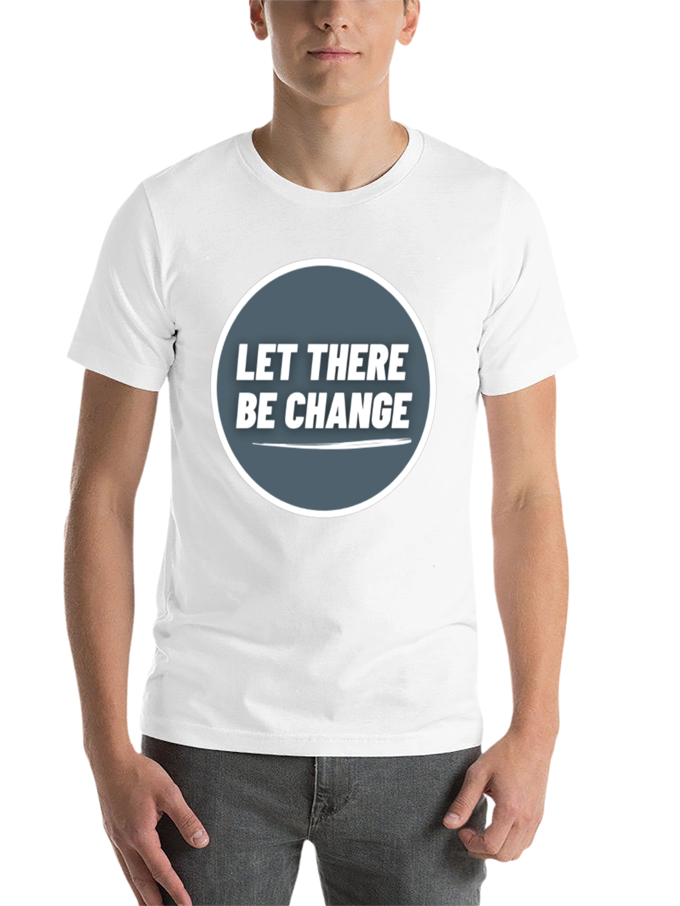 Black Let There Be Change T-Shirt - Stylish Graphic Tee view 14