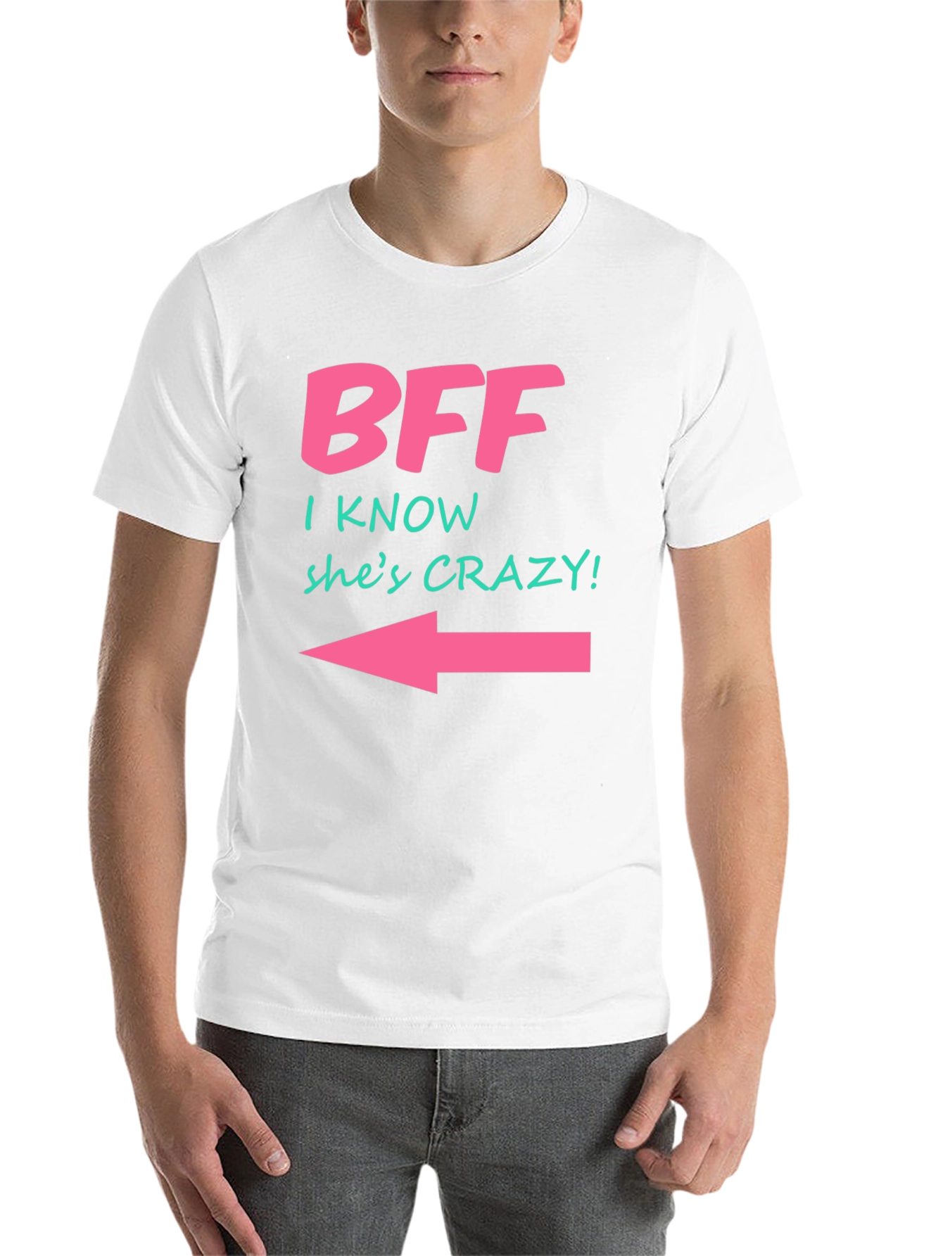 Black BFF Crazy Arrow T-Shirt view 14