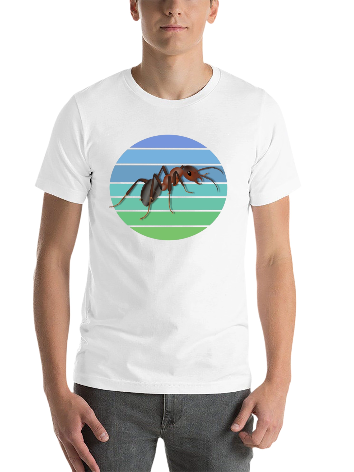 Black Ant Graphic T-Shirt - Cool Insect Design view 14