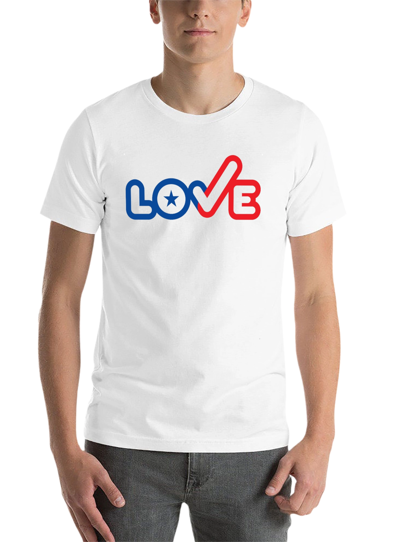Black Patriotic Love T-Shirt view 14