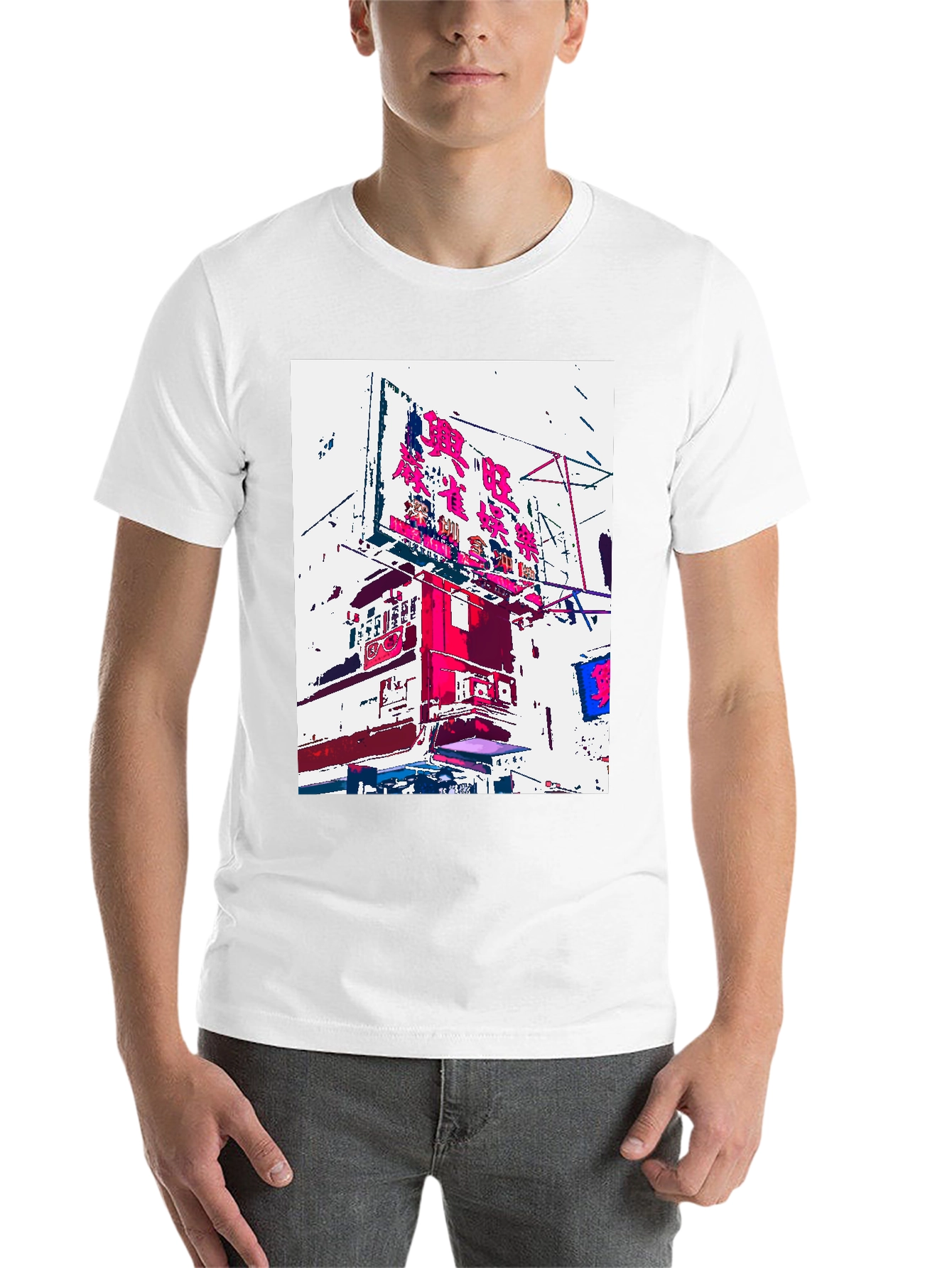 Black Cityscape Graphic Tee - Urban Style view 14