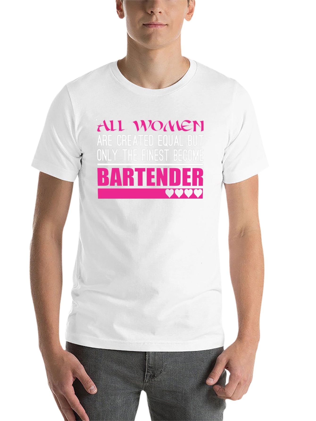Black Finest Bartender Women's T-Shirt view 14
