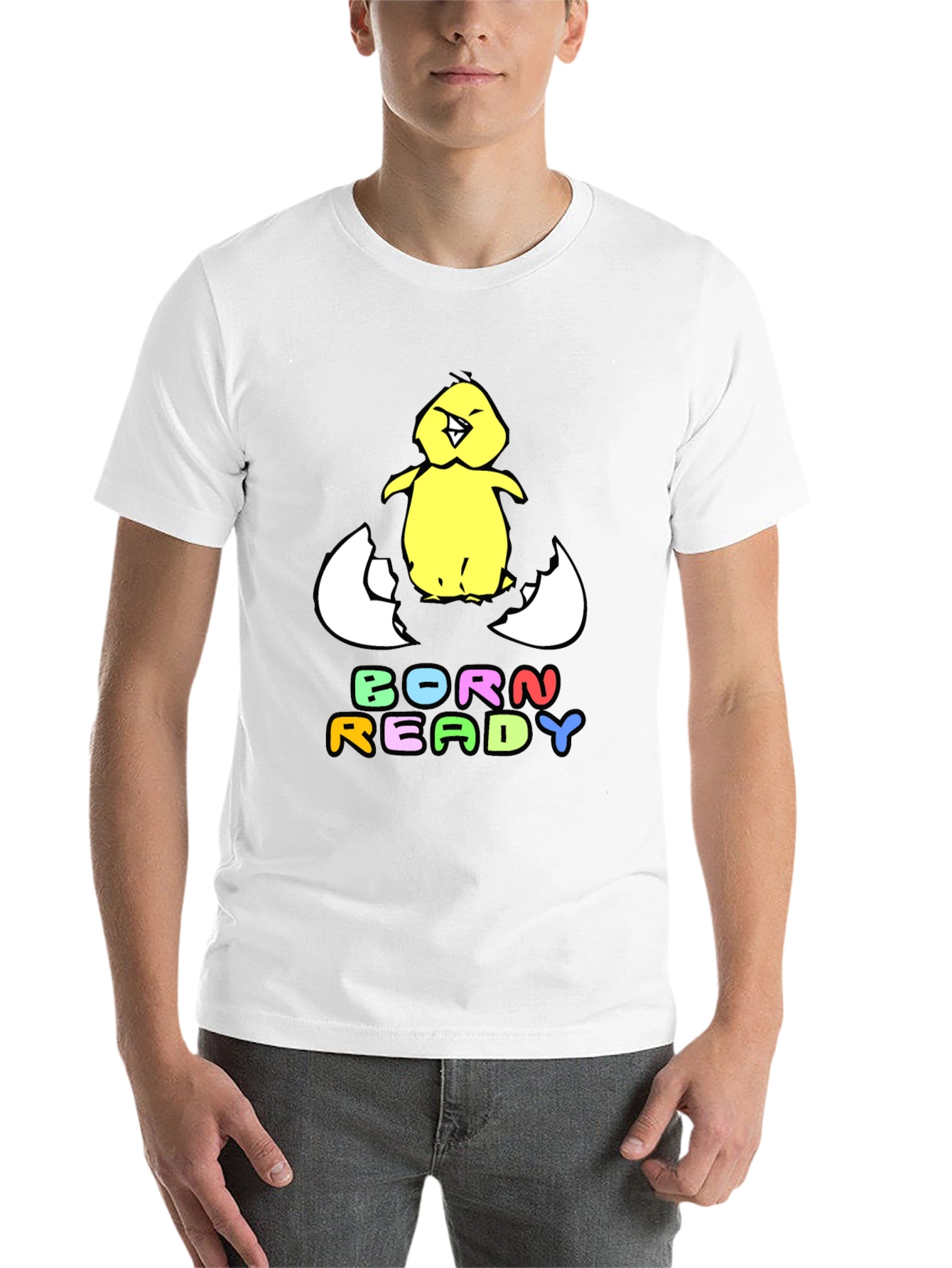 Black Born Ready Chick T-Shirt view 14