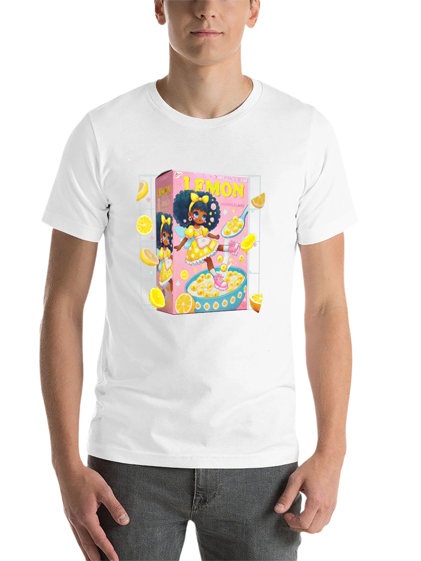 Black Lemon Wonderland Cereal T-Shirt view 14