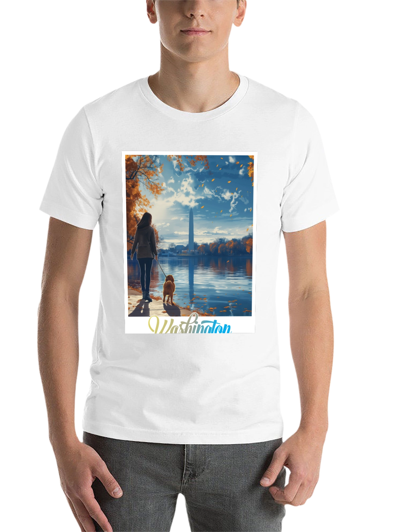 Black Washington Monument Graphic Tee view 14