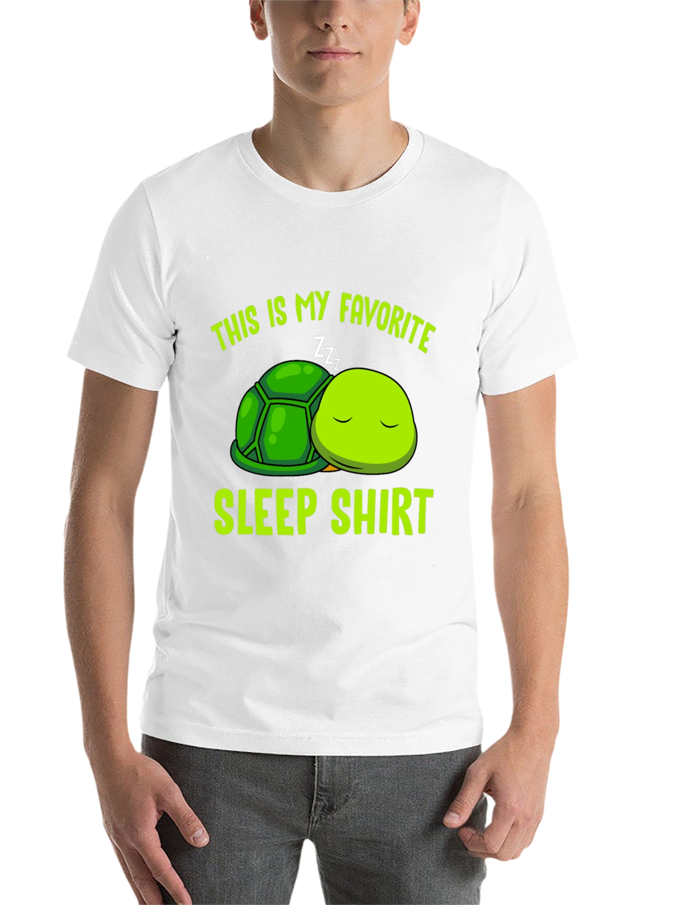 Black Turtle Sleep Shirt - Funny Animal Lover Tee view 14