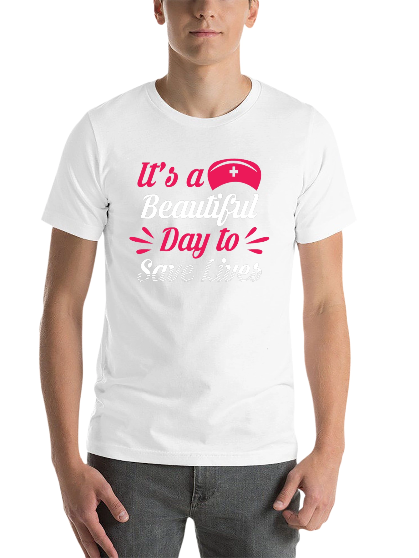 It's a Beautiful Day to Save Lives T-Shirt - 14