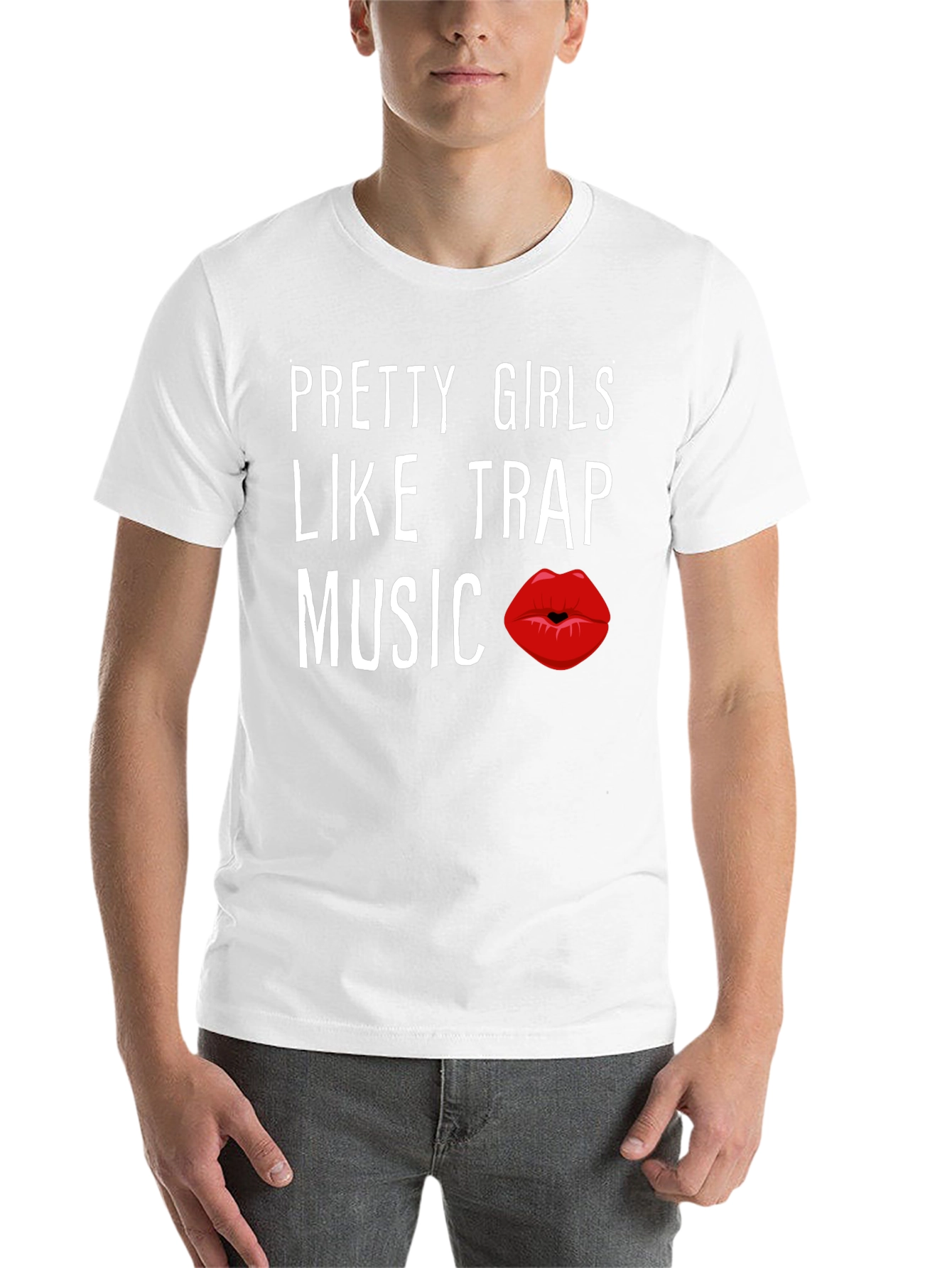 Black Pretty Girls Like Trap Music Graphic Tee view 14