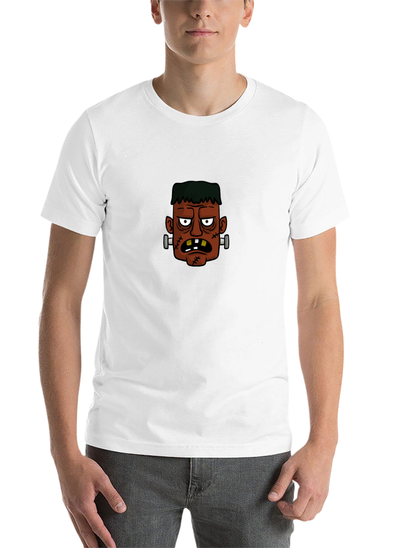 Black Frankenstein Graphic T-Shirt - Black view 14