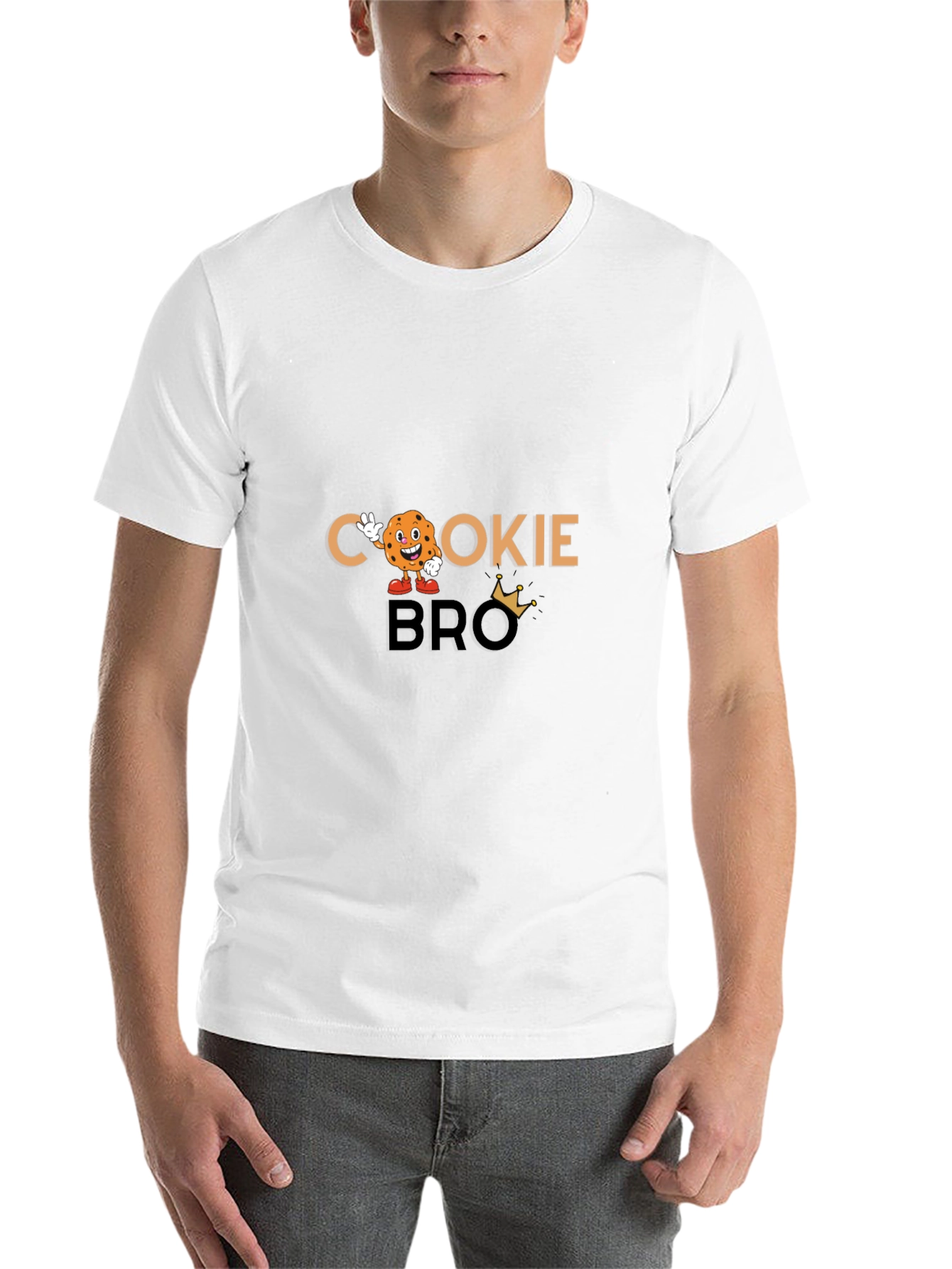 Black Cookie Bro Black Graphic T-Shirt view 14