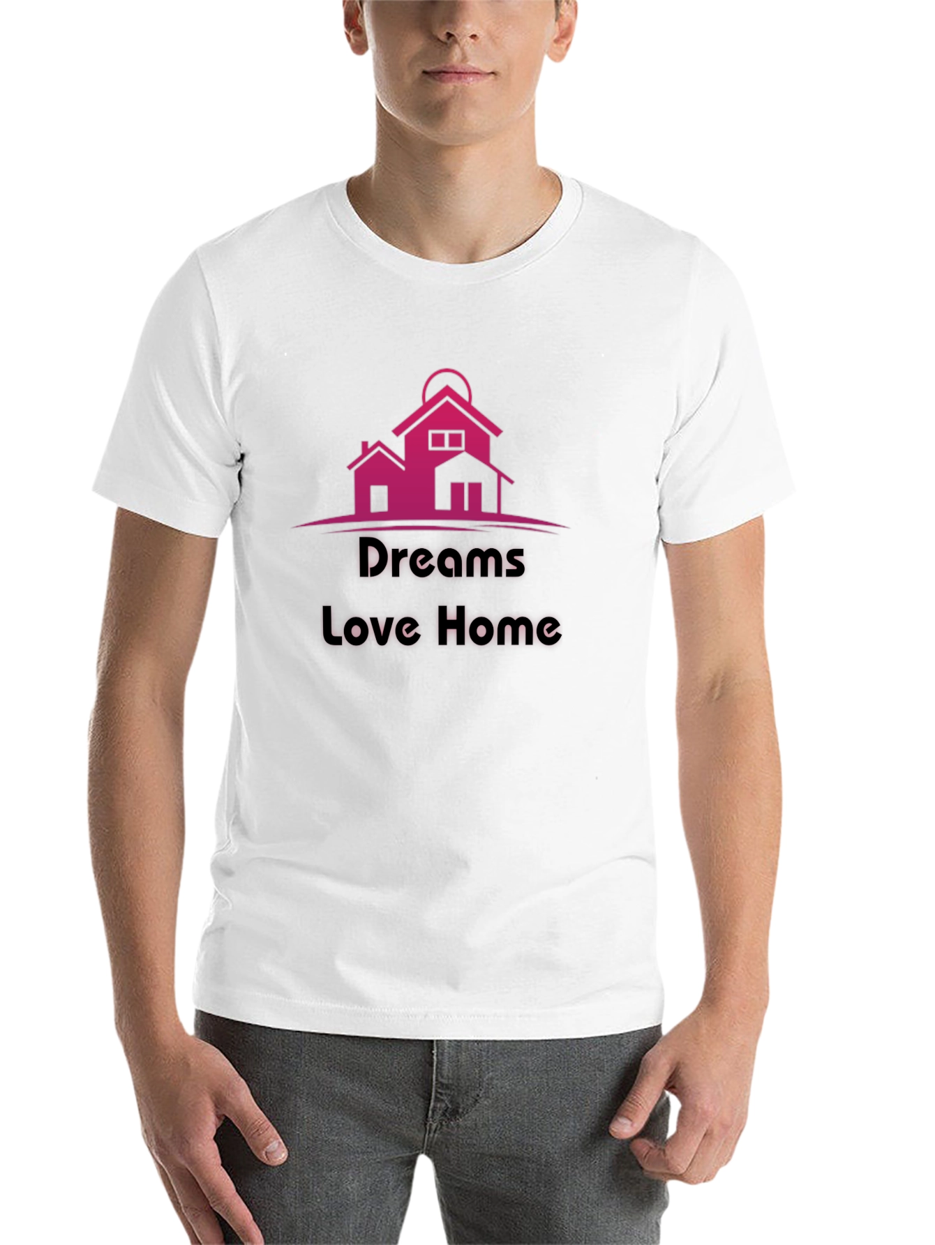 Black Dreams Love Home T-Shirt view 14