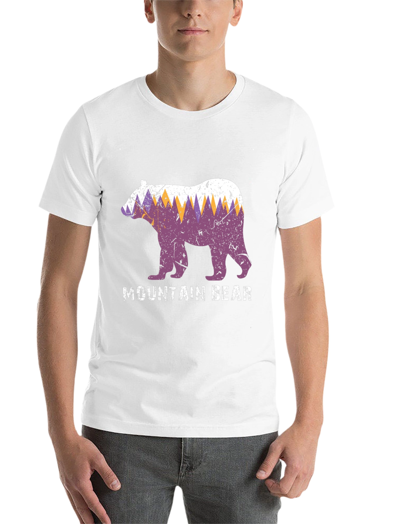 Black Mountain Bear Graphic Tee - Nature Lover's T-Shirt view 14