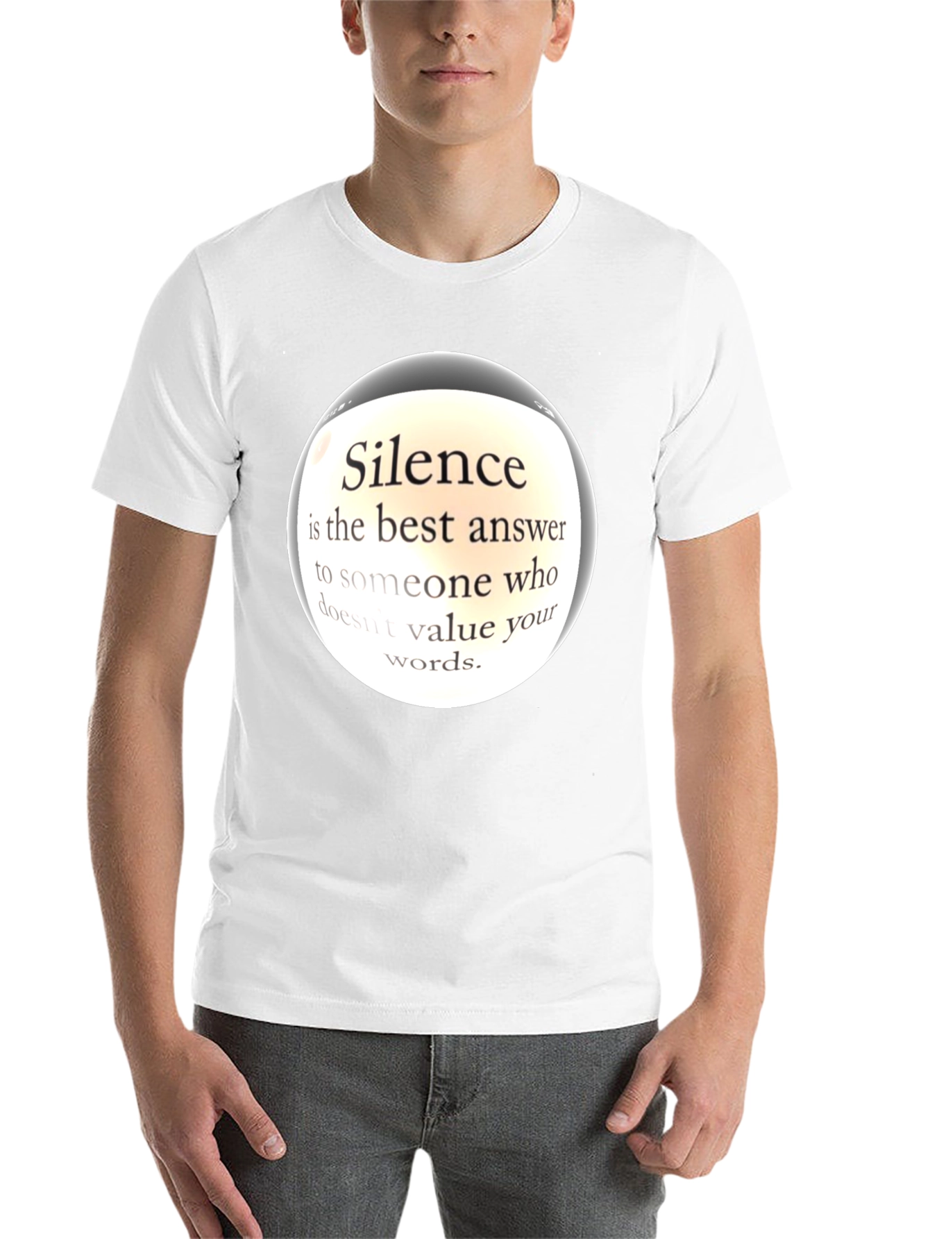 Silence is the Best Answer T-Shirt - 14