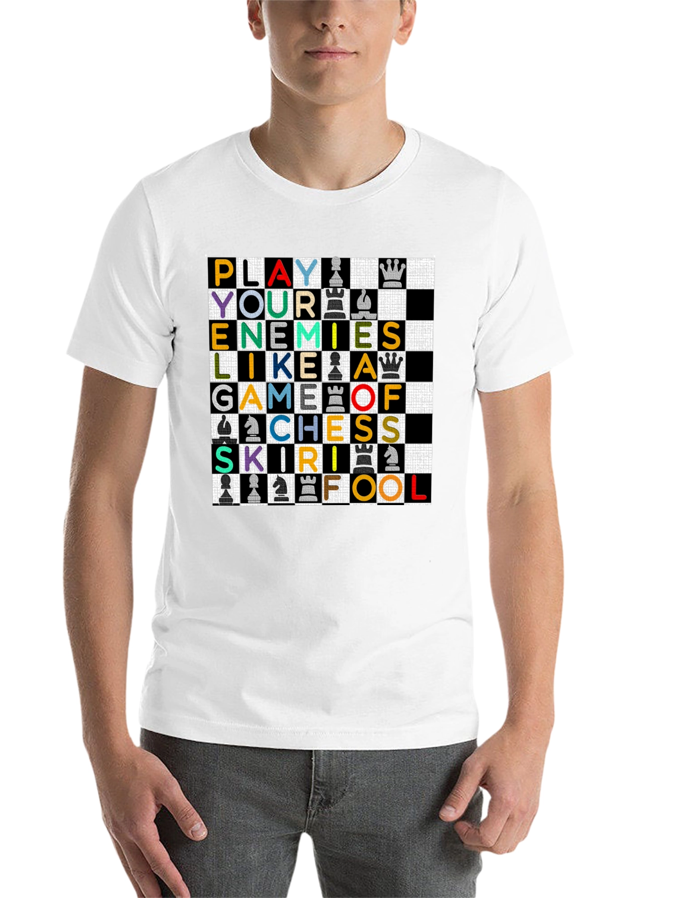 Black Play Your Enemies Like a Game of Chess T-Shirt view 14