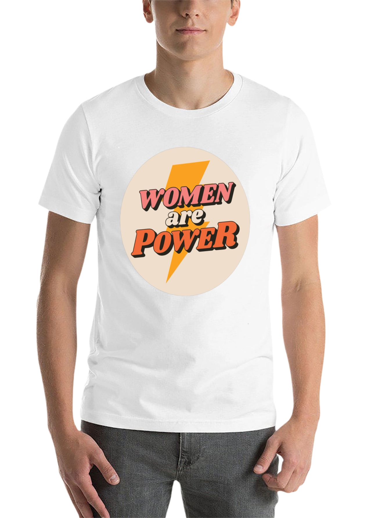 Women are Power Graphic Tee - Retro Feminist T-Shirt - 14