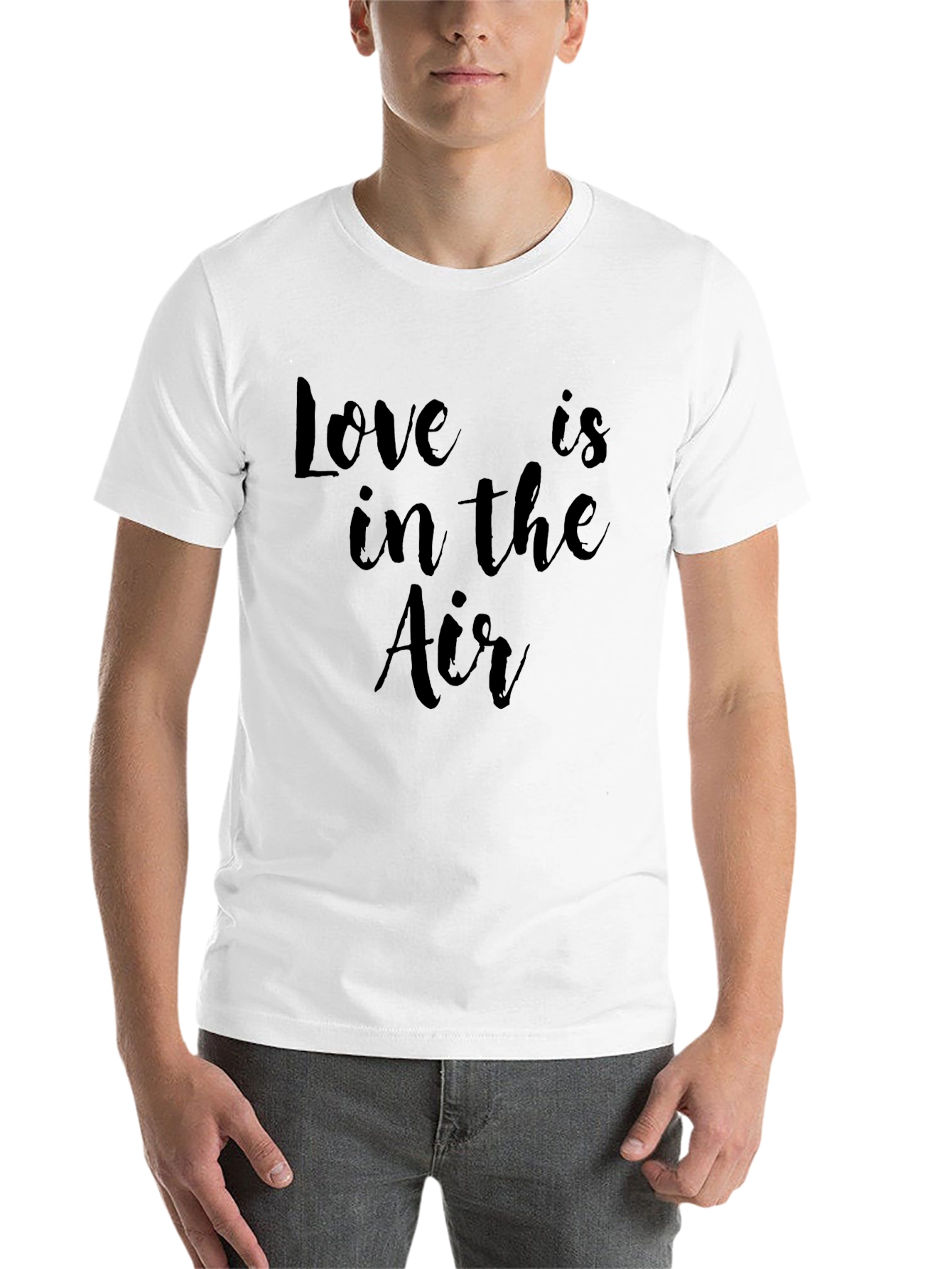 Black Love is in the Air Black Graphic Tee view 14