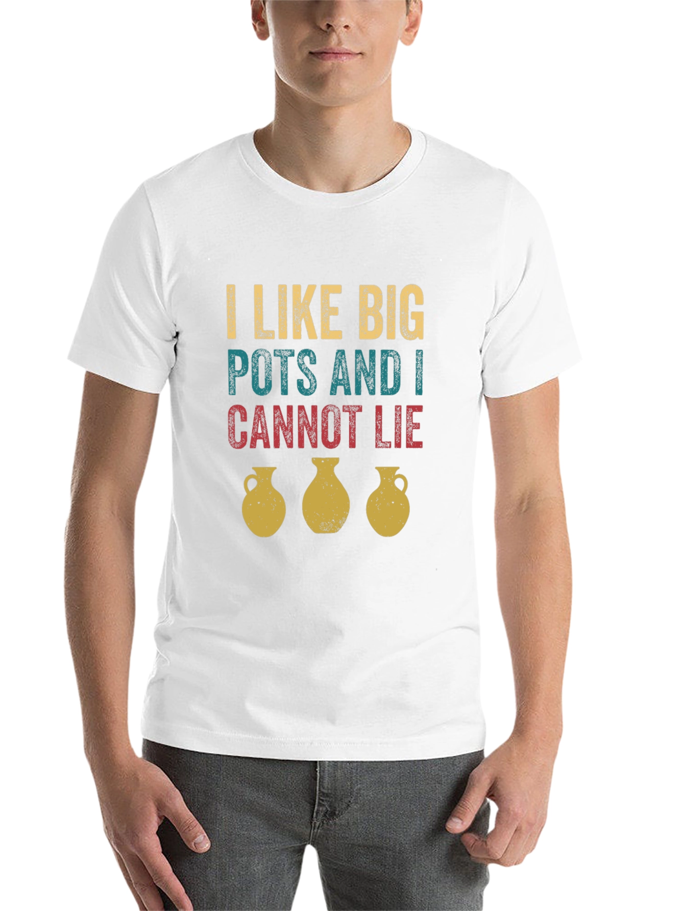 Black I Like Big Pots T-Shirt - Funny Pottery Tee view 14