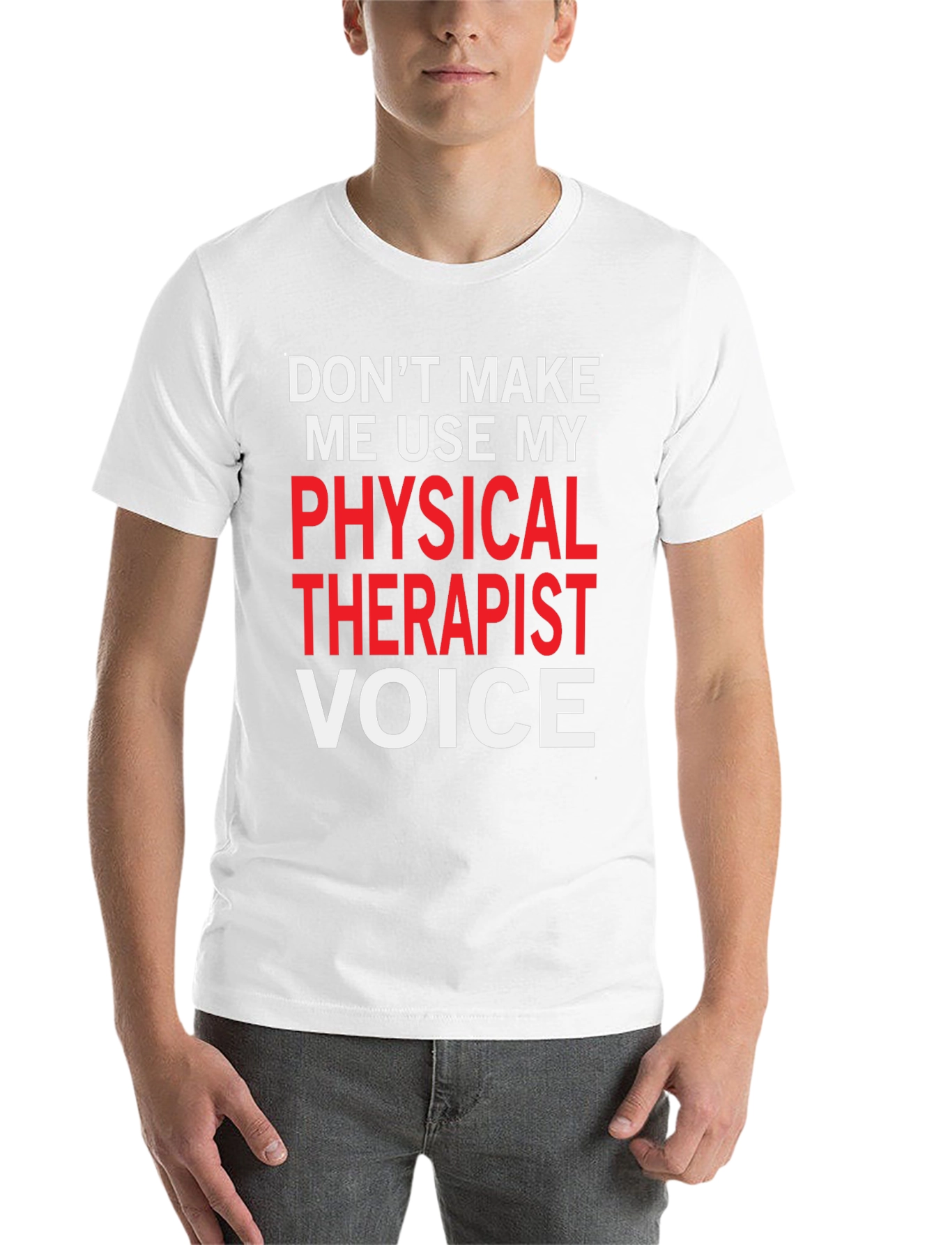 Black Physical Therapist Voice Graphic Tee view 14