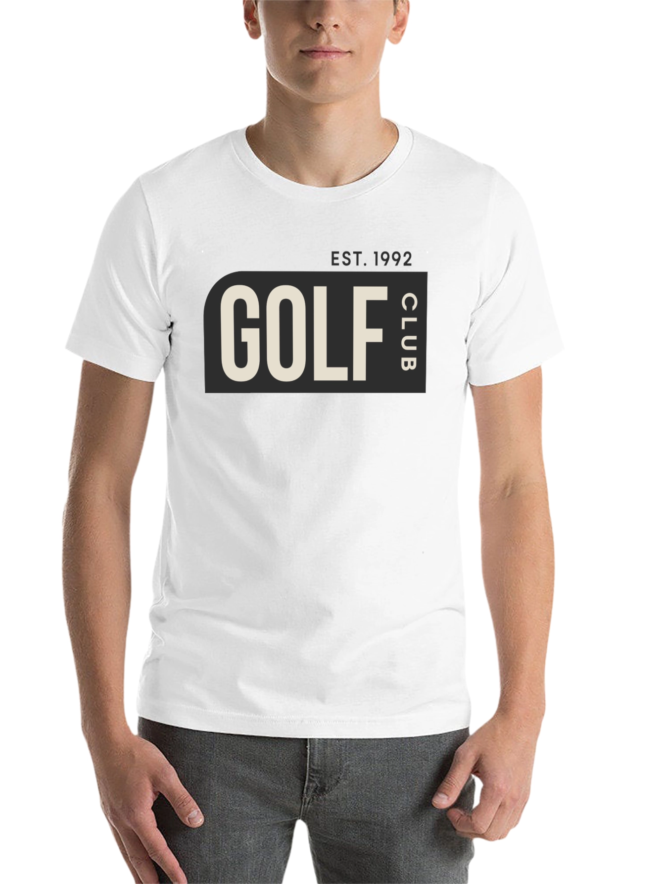 Black Golf Club EST. 1992 Tee - Stylish Black Cotton T-Shirt view 14