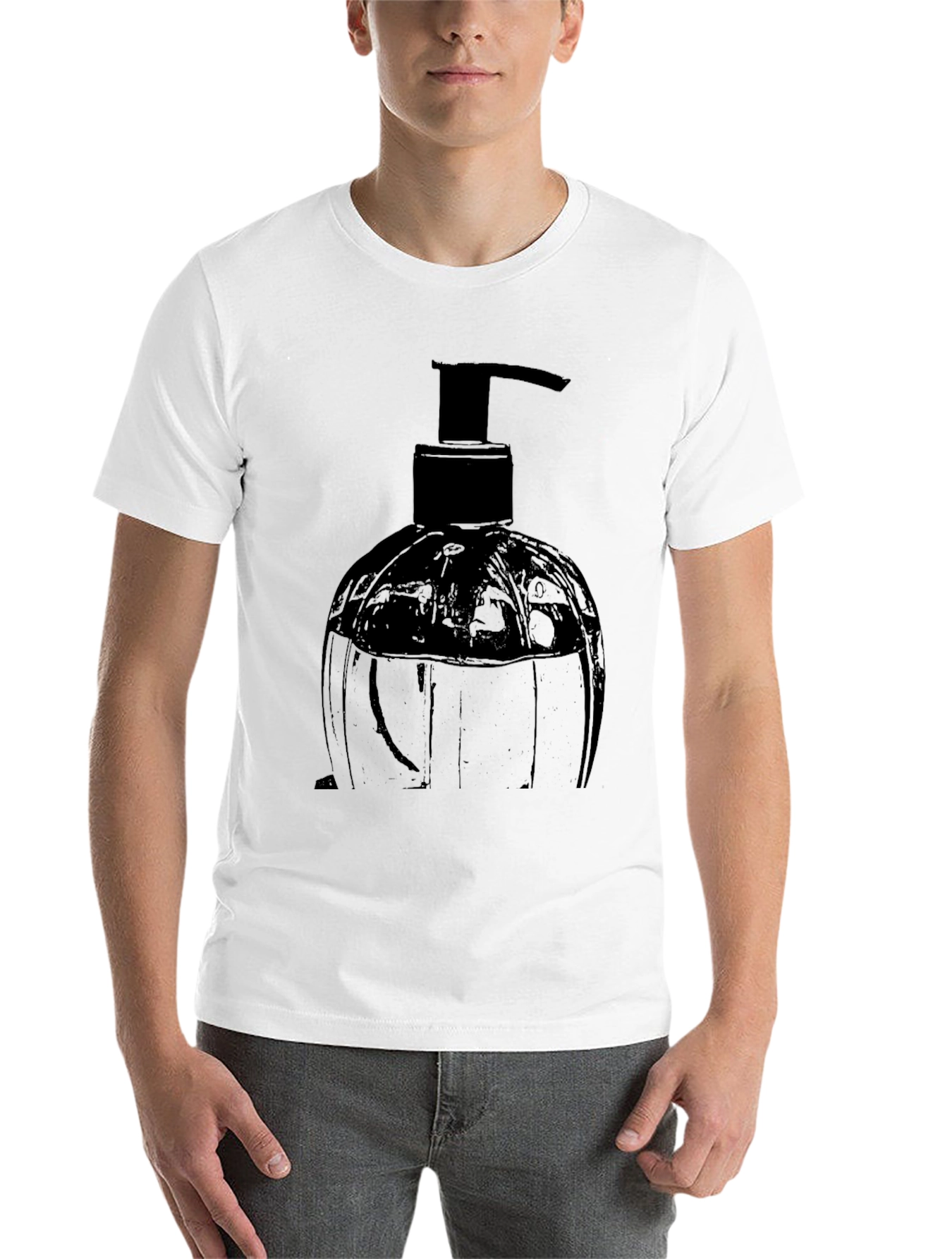 Black Black Soap Dispenser Graphic Tee view 14
