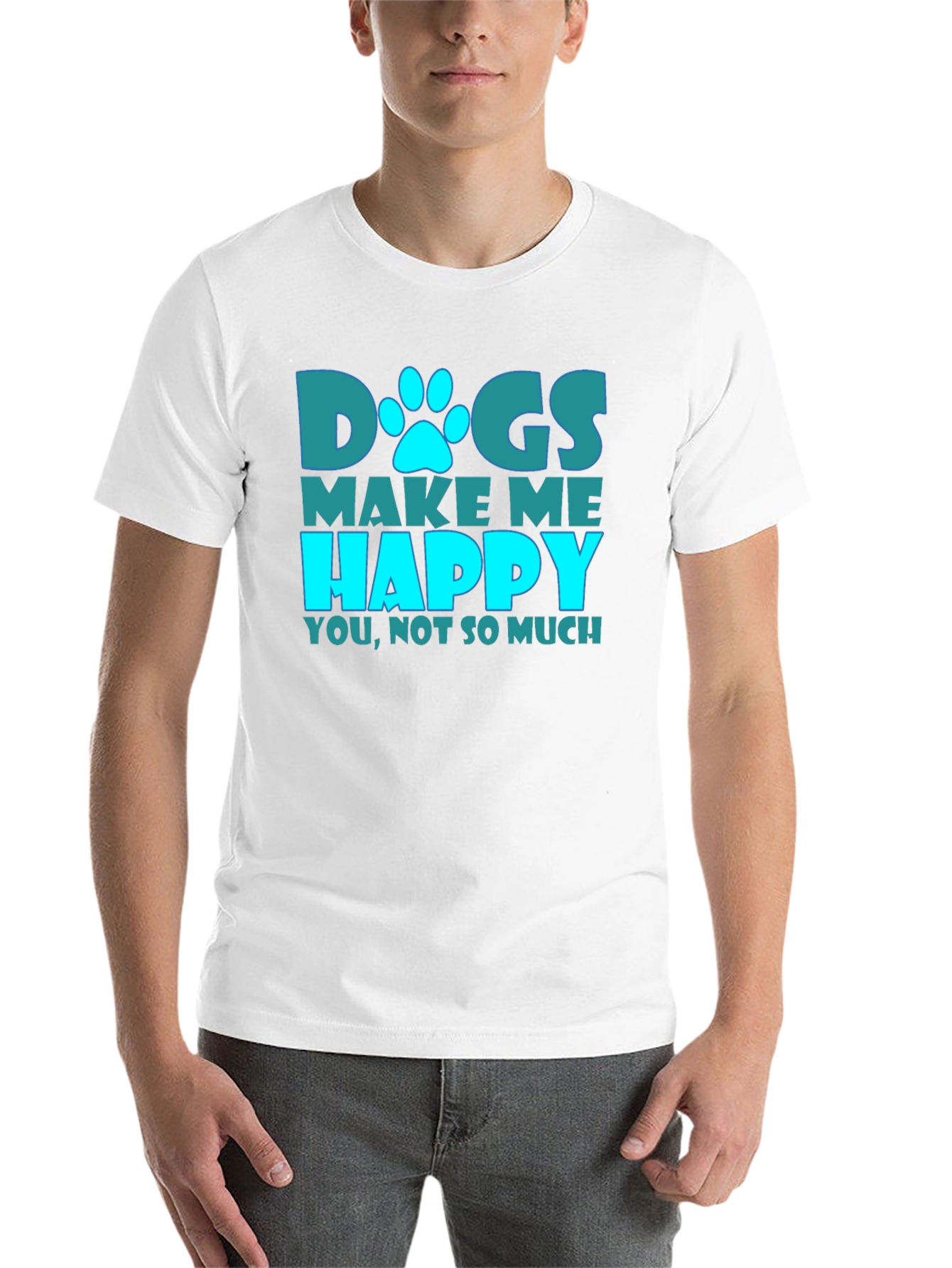 Black Dogs Make Me Happy Graphic Tee view 14