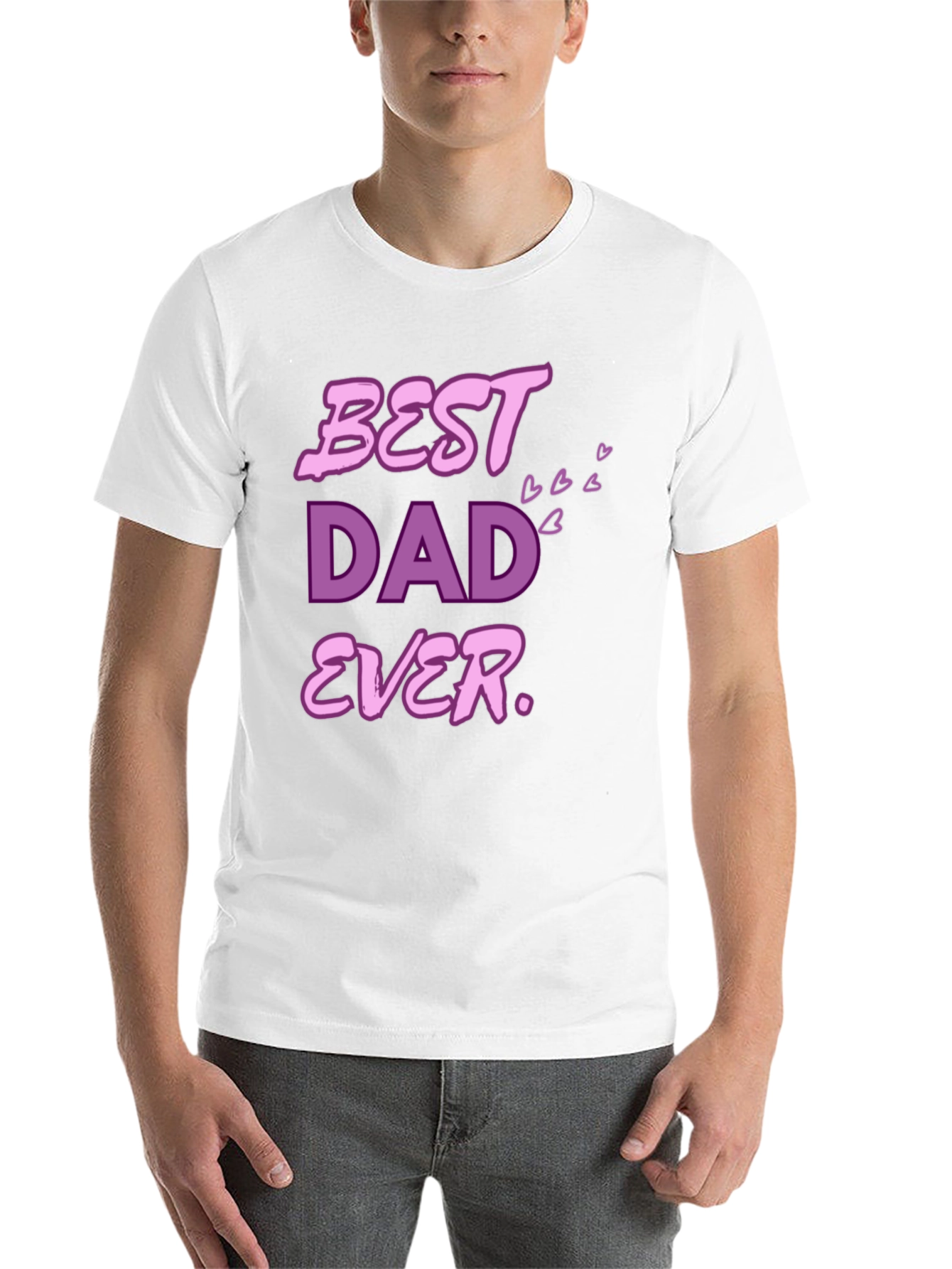 Black Best Dad Ever T-Shirt view 14