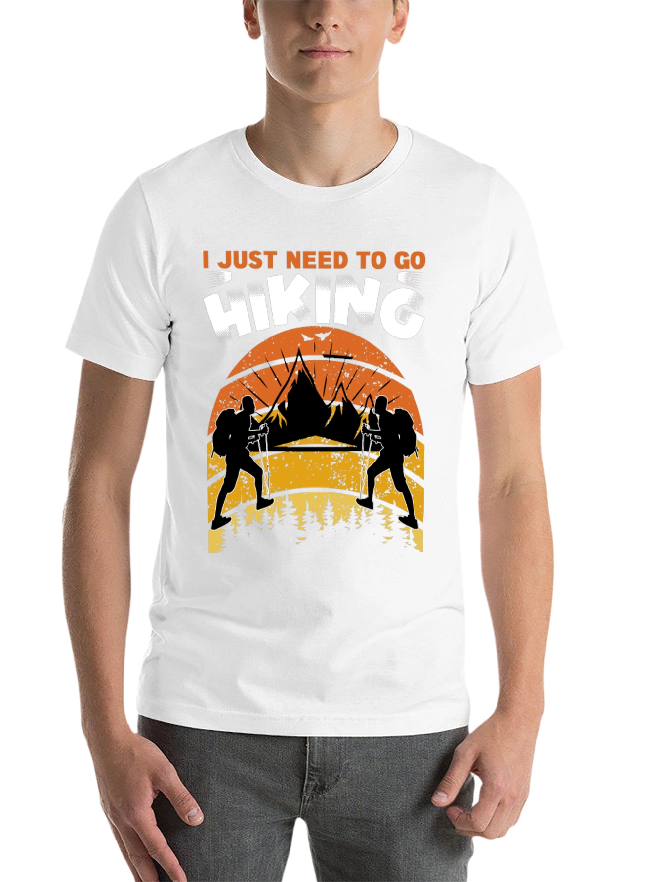 Black Hiking Adventure T-Shirt - Nature Explorer view 14