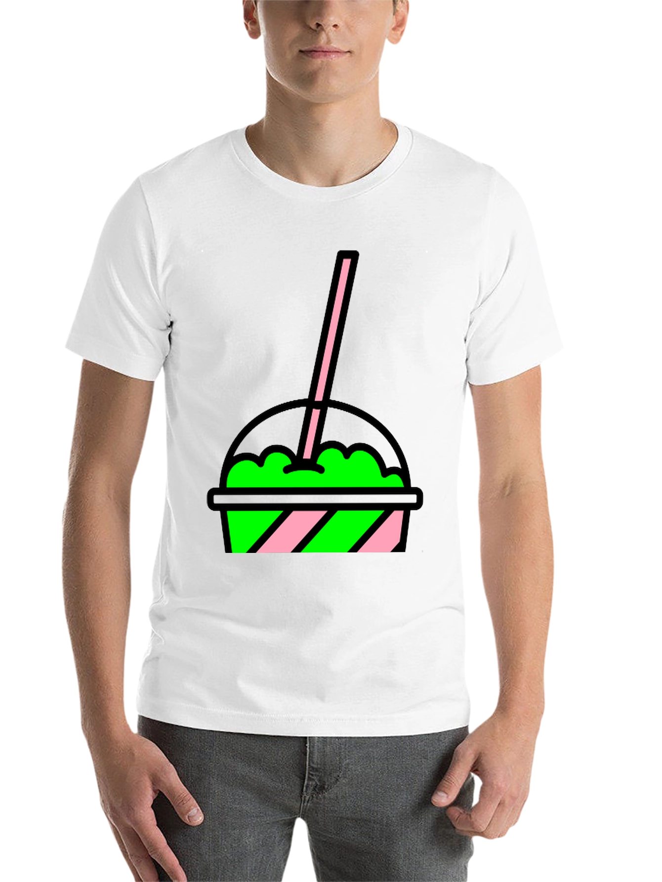 Black Slushie T-Shirt - Fun Drink Graphic Tee view 14