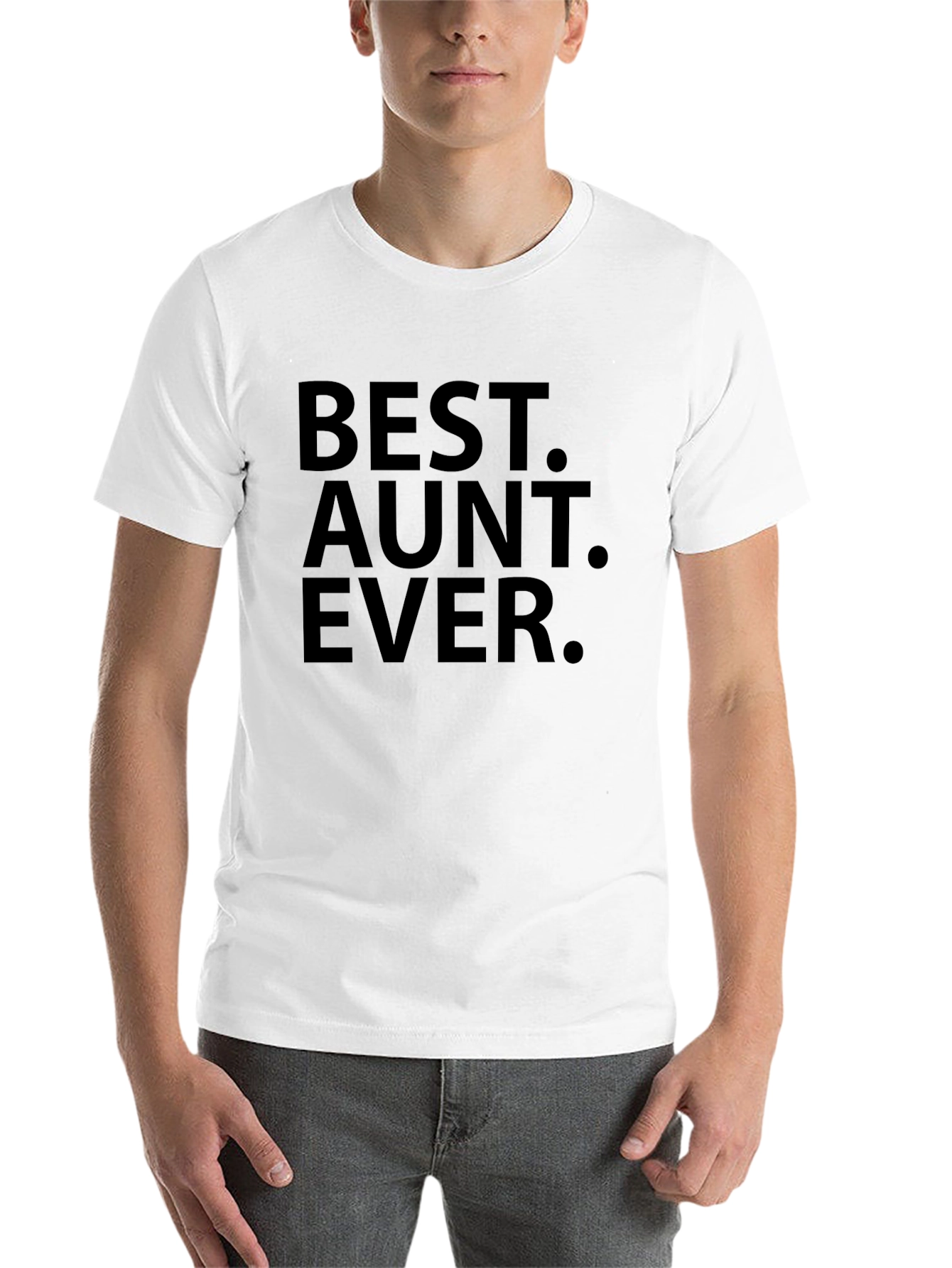 Black Best Aunt Ever Black T-Shirt Gift view 14