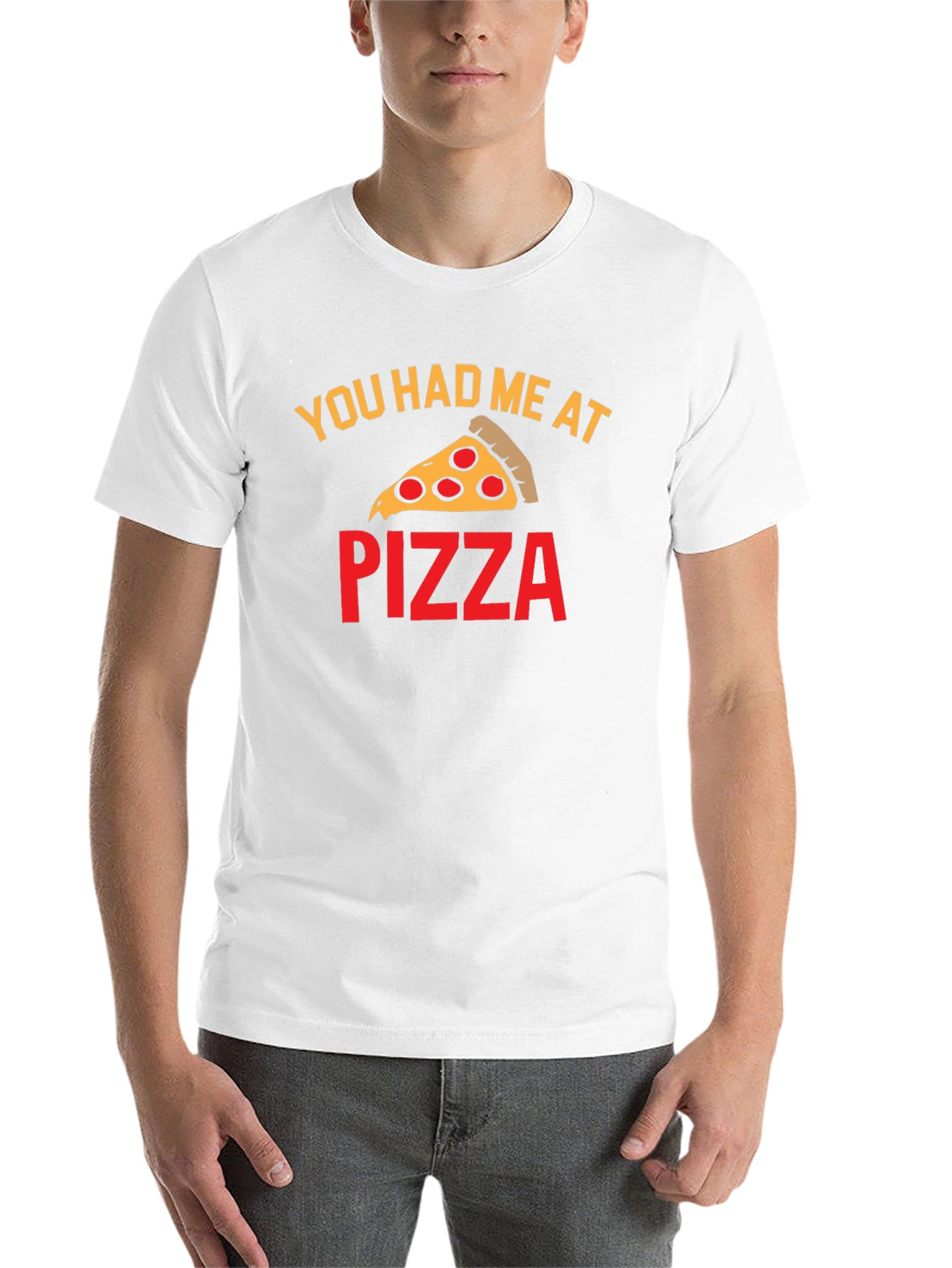 Black You Had Me At Pizza T-Shirt view 14